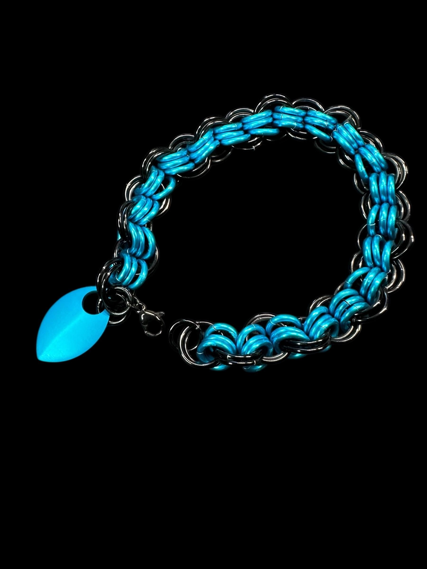2 in 2 variation Aluminum Chainmaille Bracelet