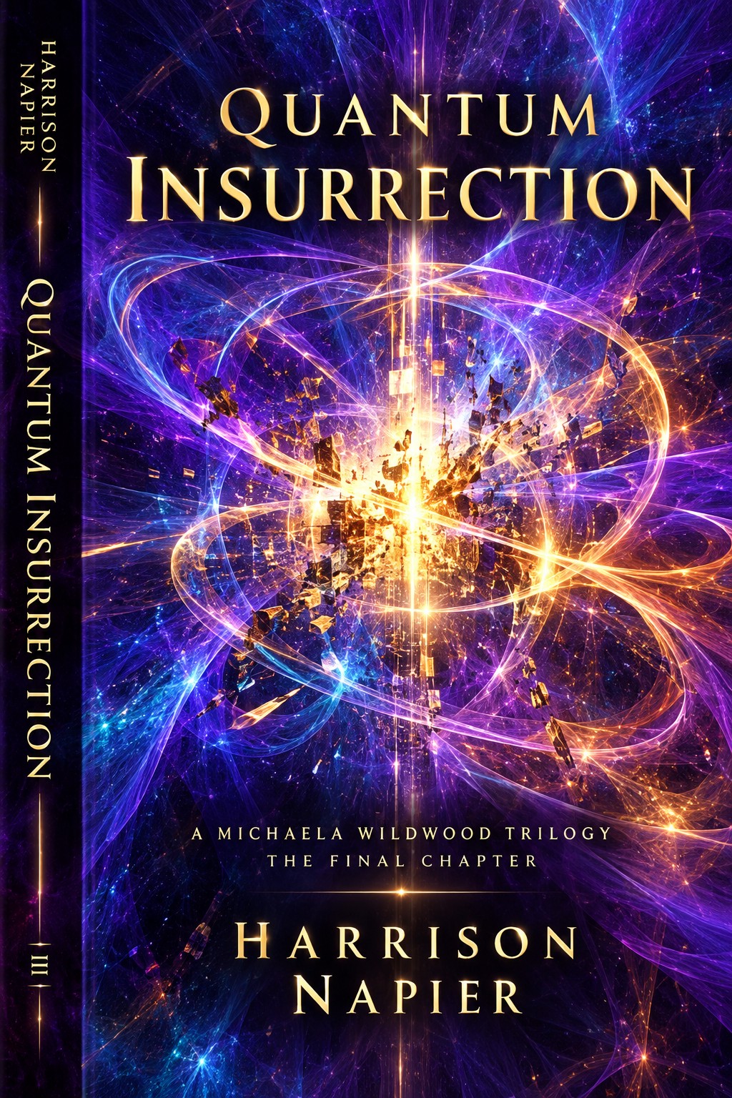 Official cover artwork for Quantum Insurrection by Harrison Napier