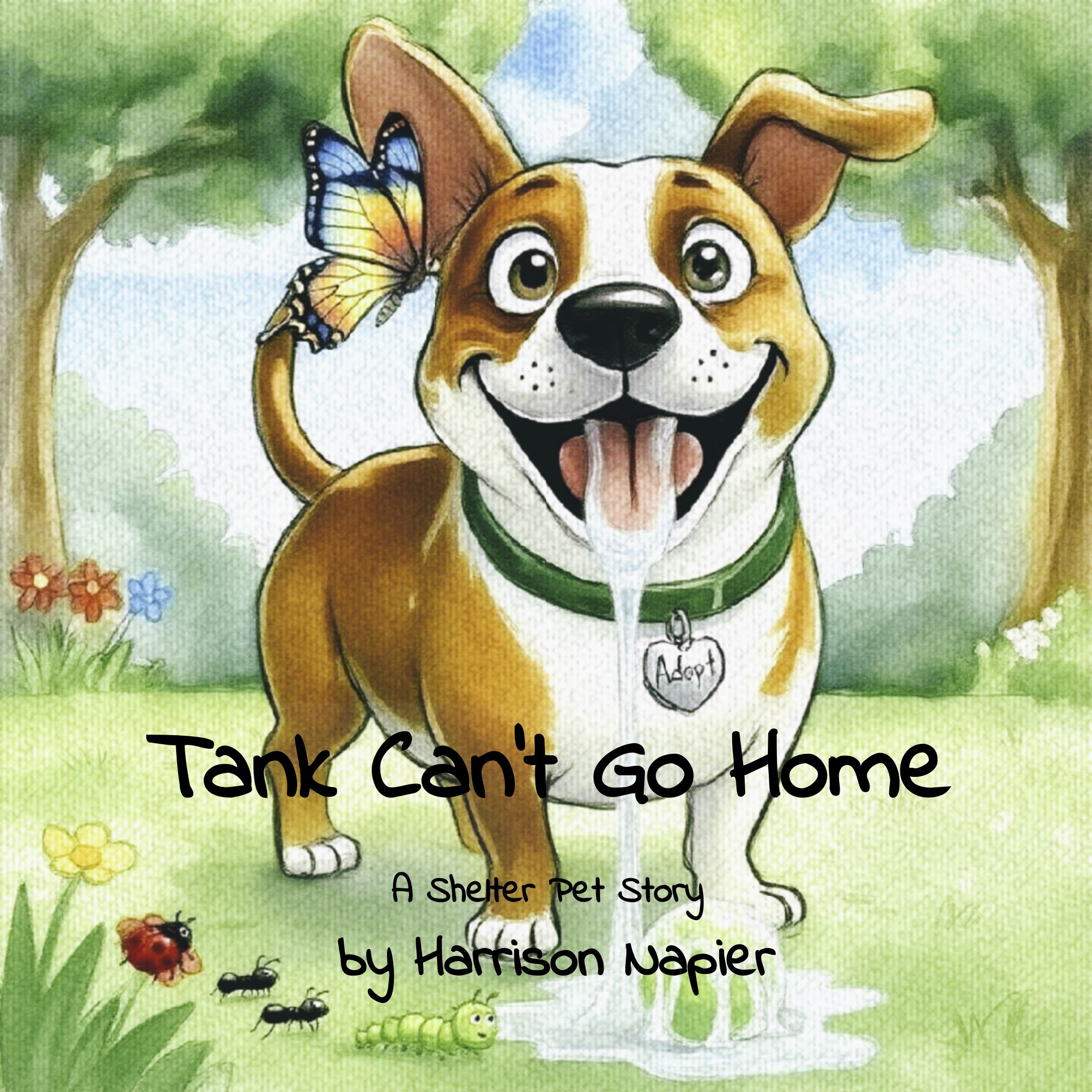 Official cover artwork for Tank Can’t Go Home by Harrison Napier