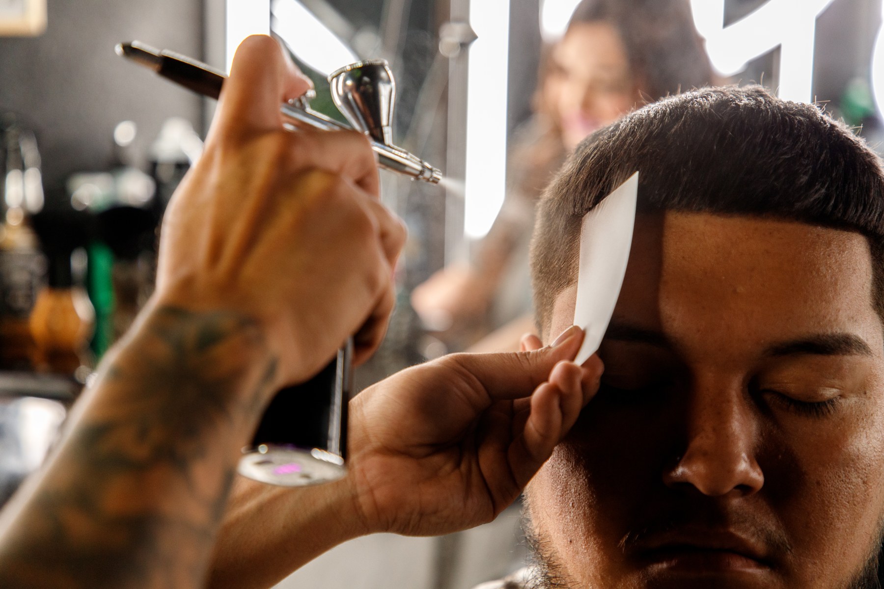 At the Barbers