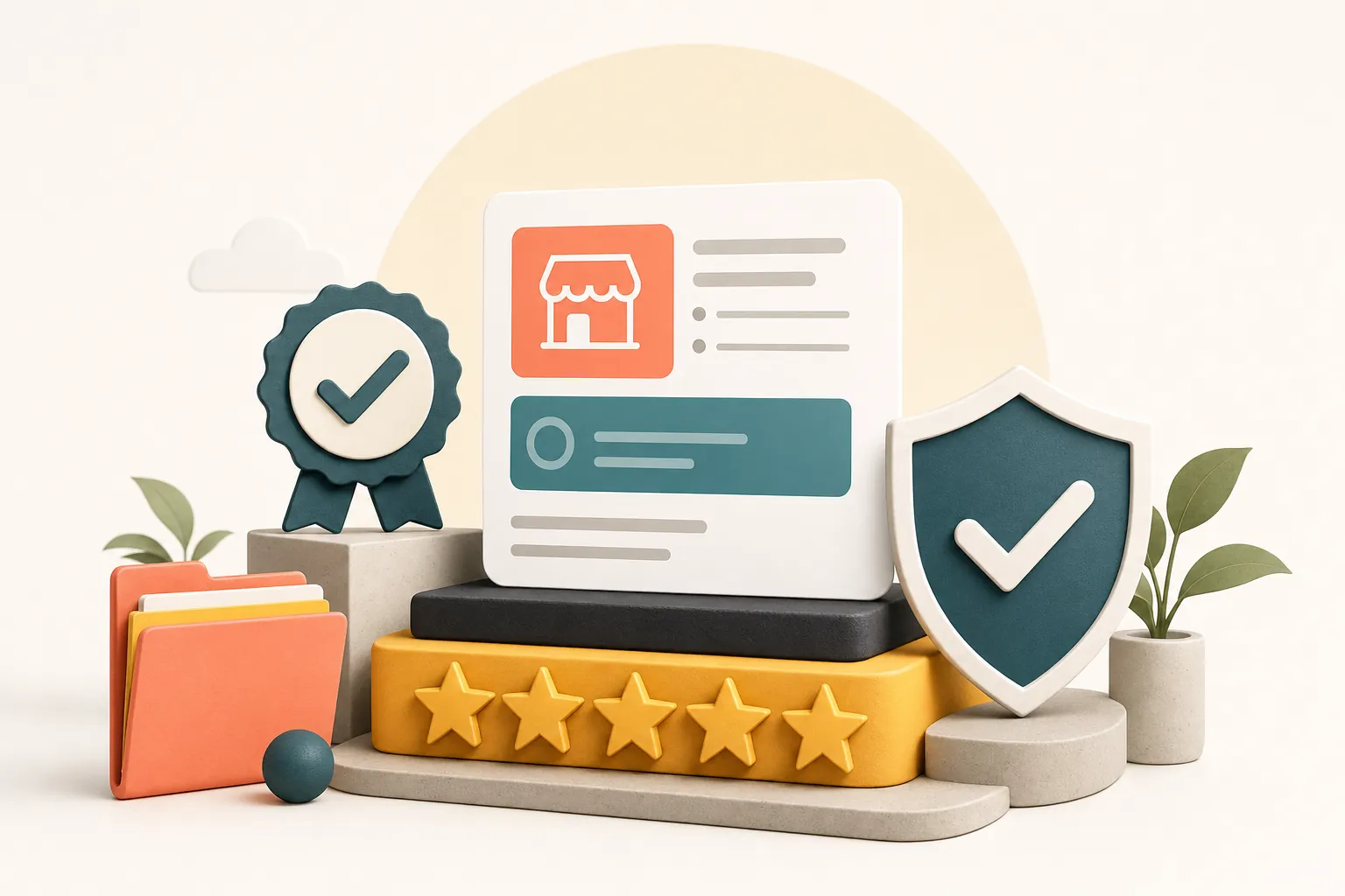 Service page proof signals including verified reviews, service details, and security reassurance