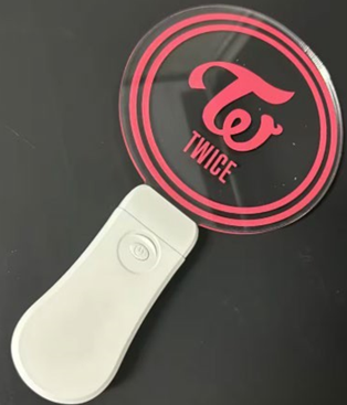 Twige-branded custom light-up paddle
