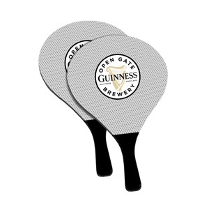 PADDLE RACKET SET in FULL COLOR w/ Rubber or Foam Ball