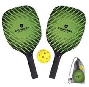 Rasmussen branded pickleball paddle set