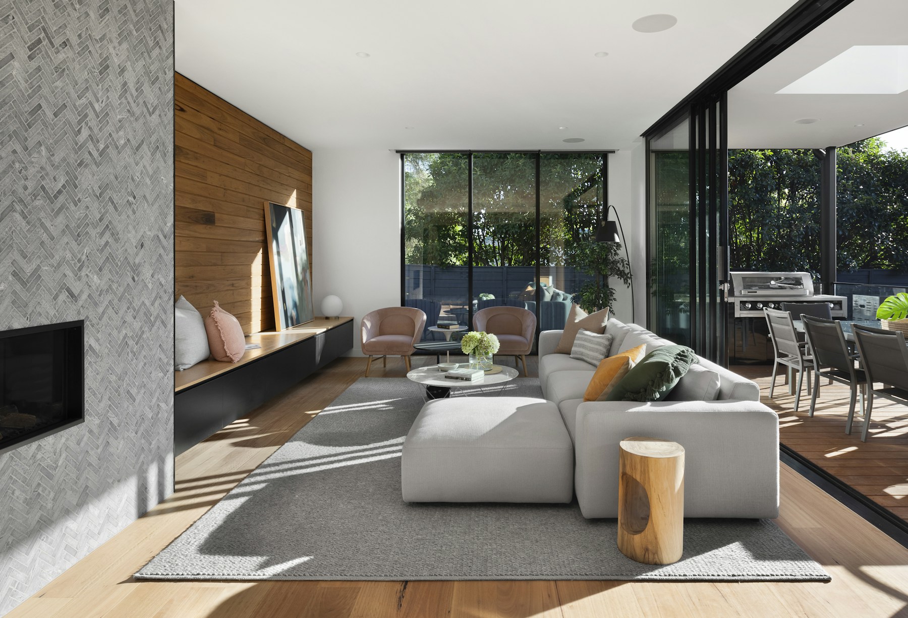 A light-filled living room that feels clean and cared for