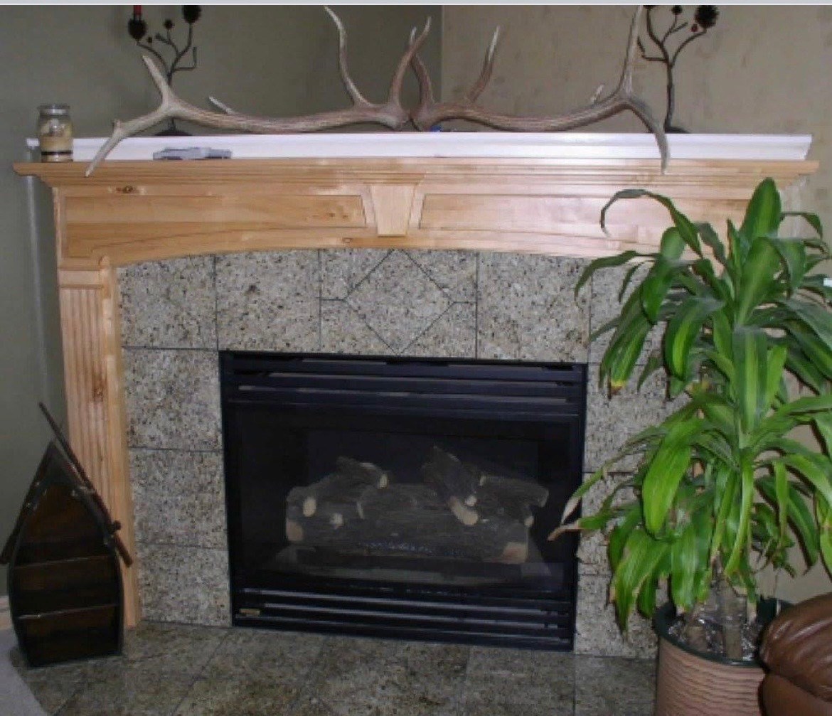 Custom Mantel project by Sterling Handyman & Repair