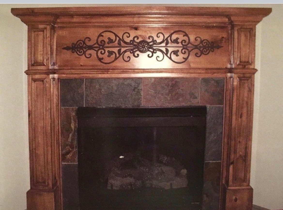 New Stone Fireplace & Mantel project by Sterling Handyman & Repair