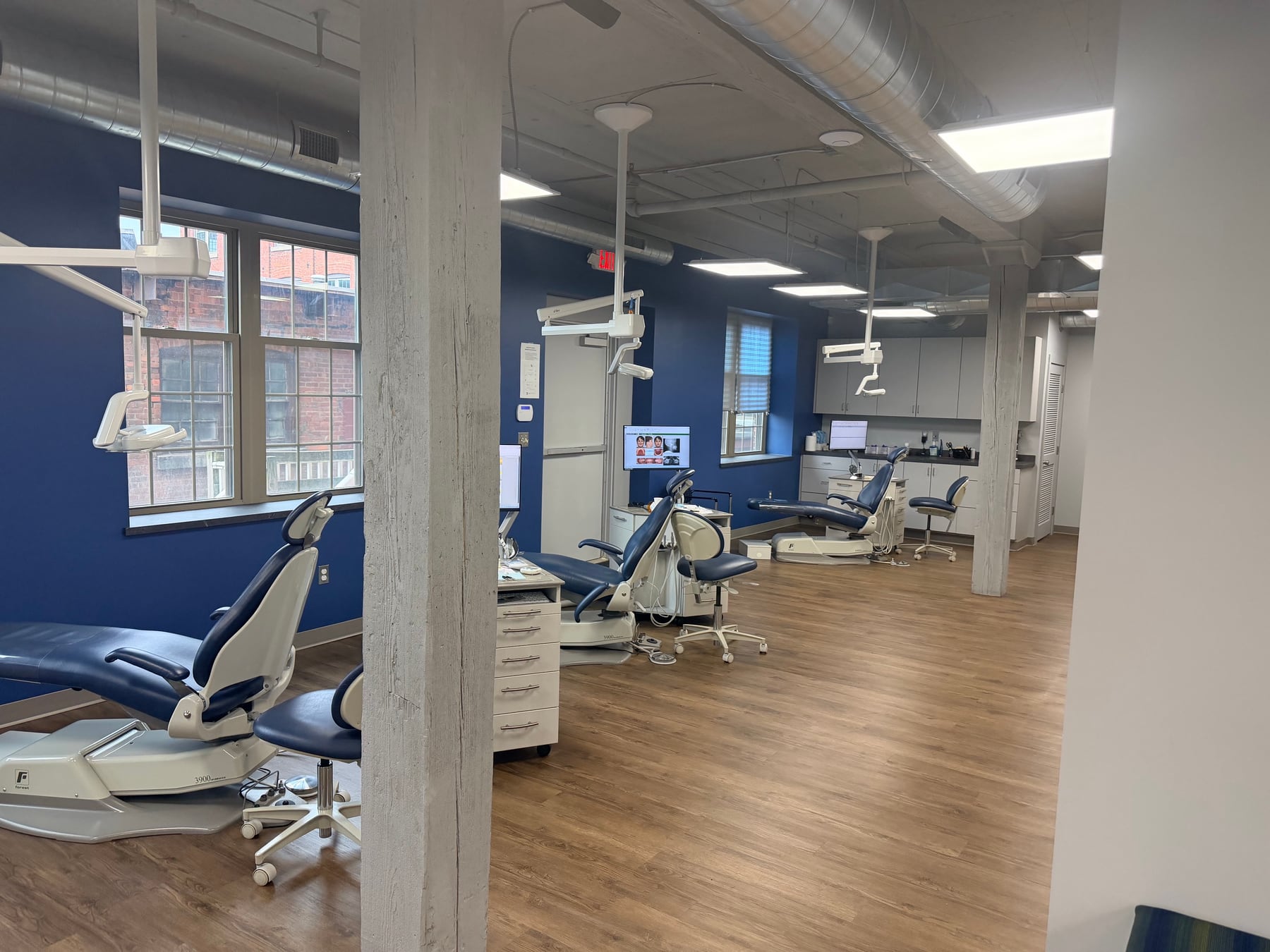Open treatment area at Caruso Orthodontics in Herkimer