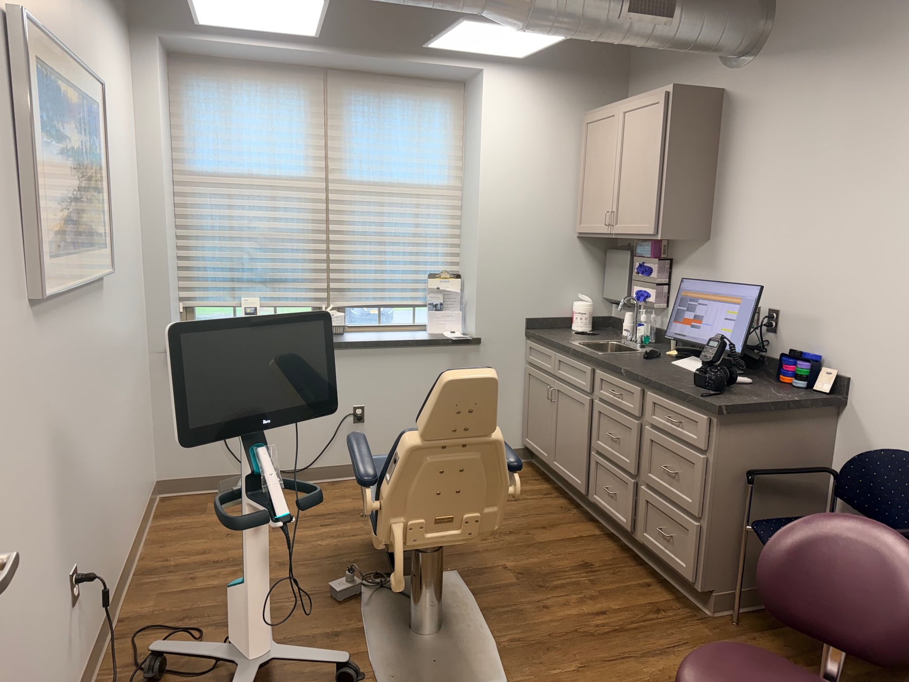 Private treatment room at the Herkimer office