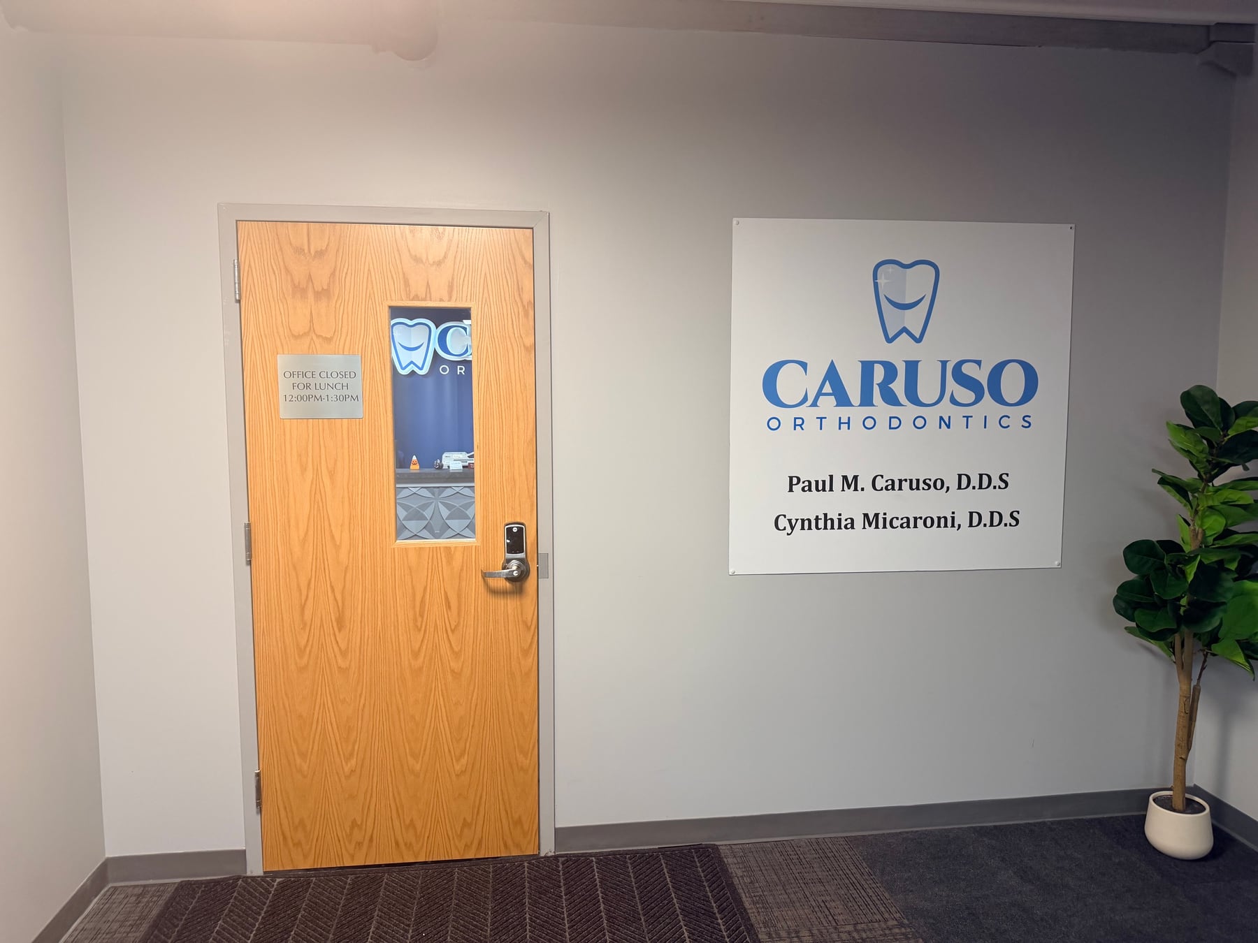Caruso Orthodontics entrance in Herkimer