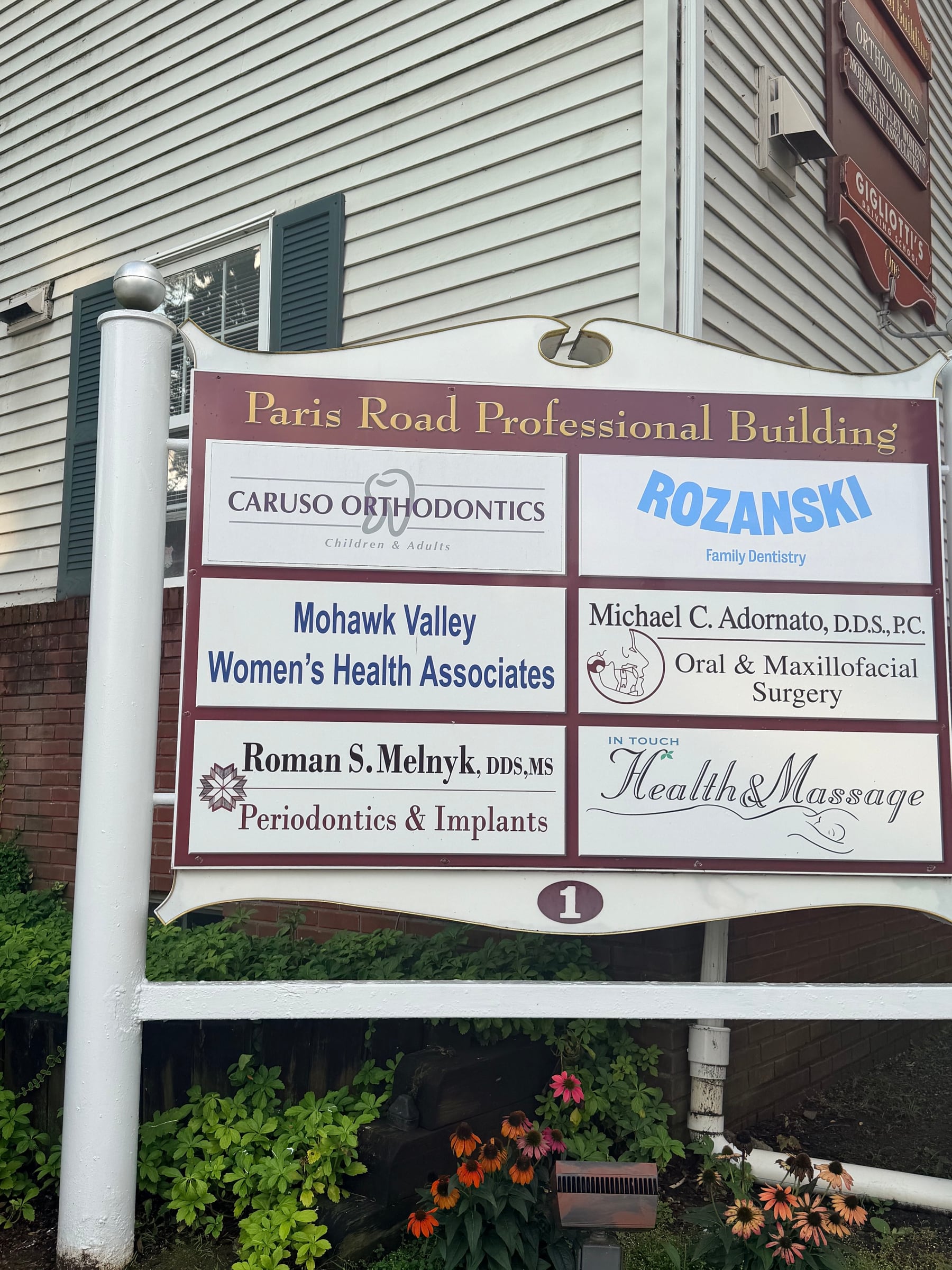 Caruso Orthodontics directory sign in New Hartford