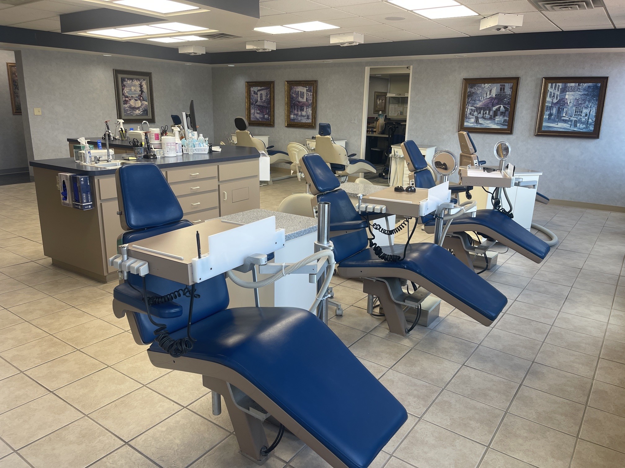 Treatment chairs at Caruso Orthodontics in Oneonta