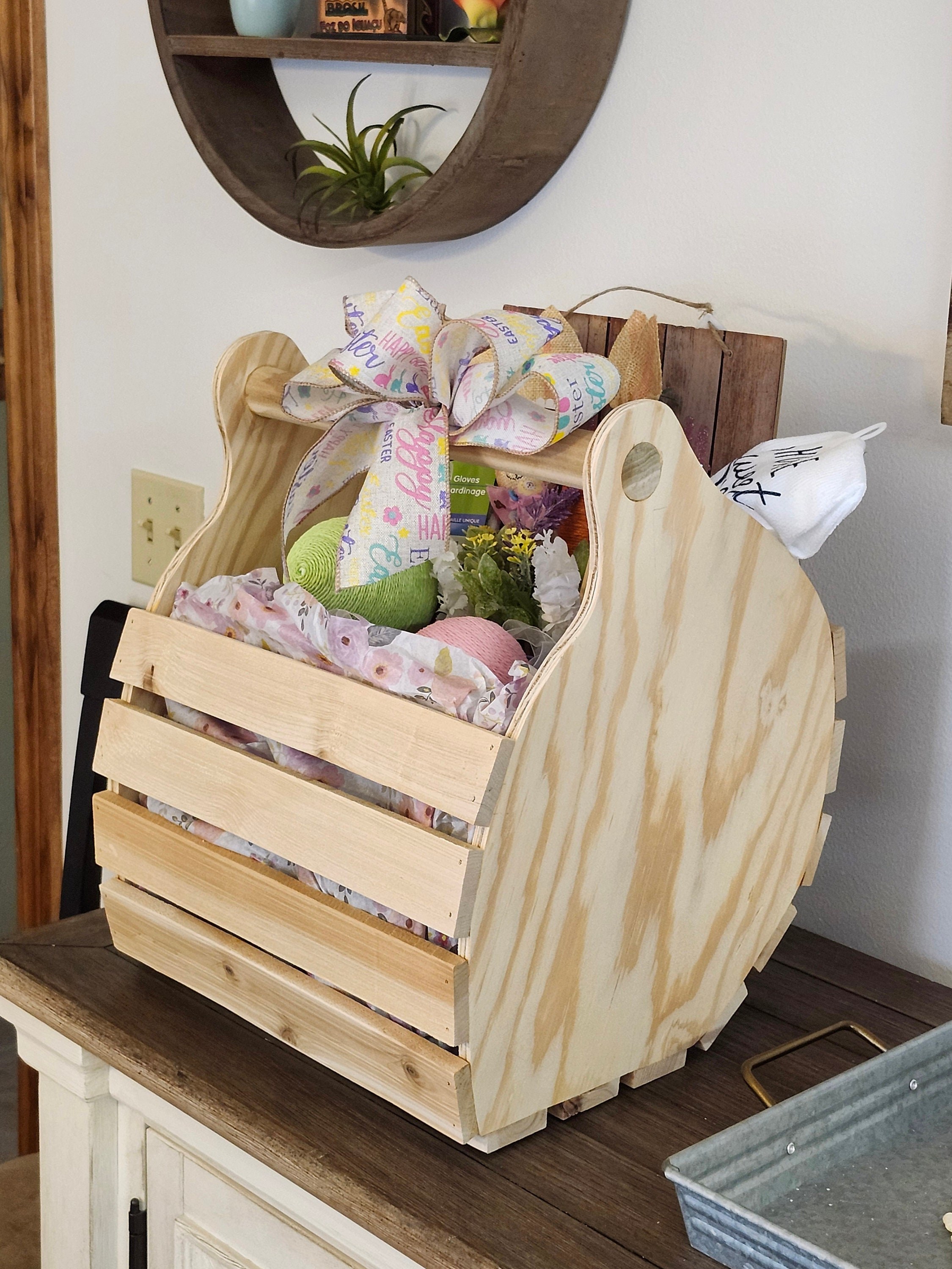 Wood Garden Basket