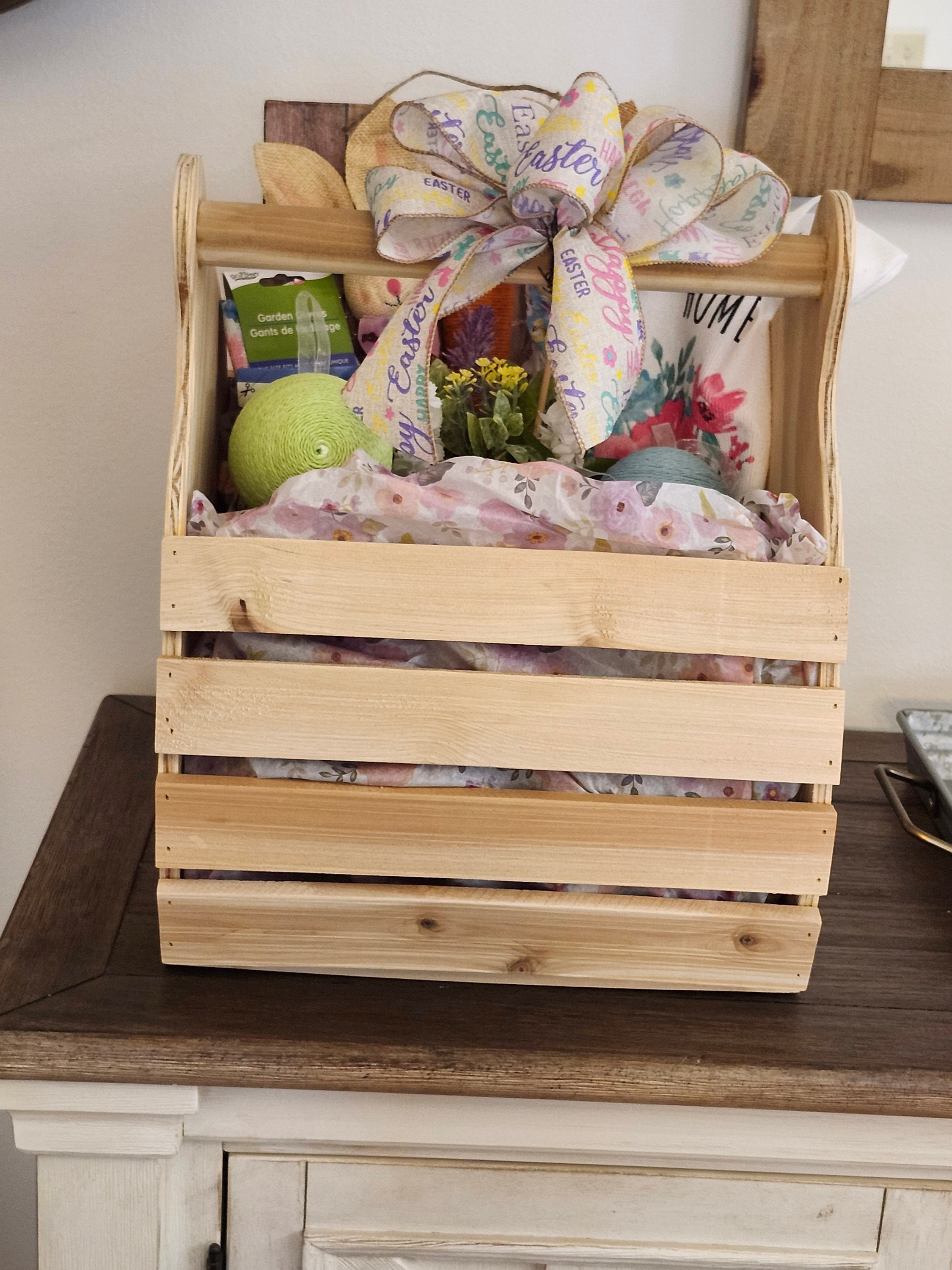Wood Garden Basket, detail 2