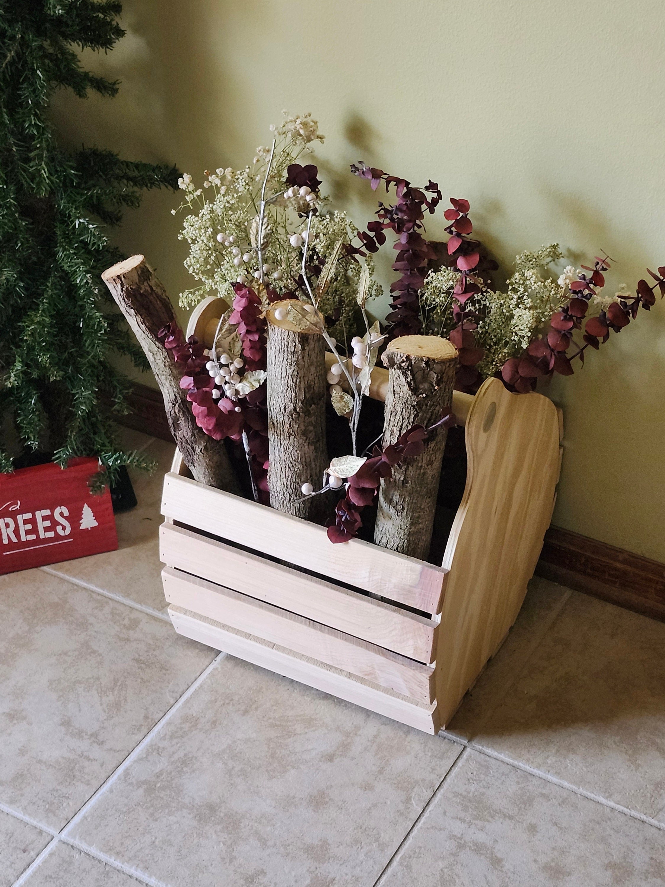 Wood Garden Basket, detail 4