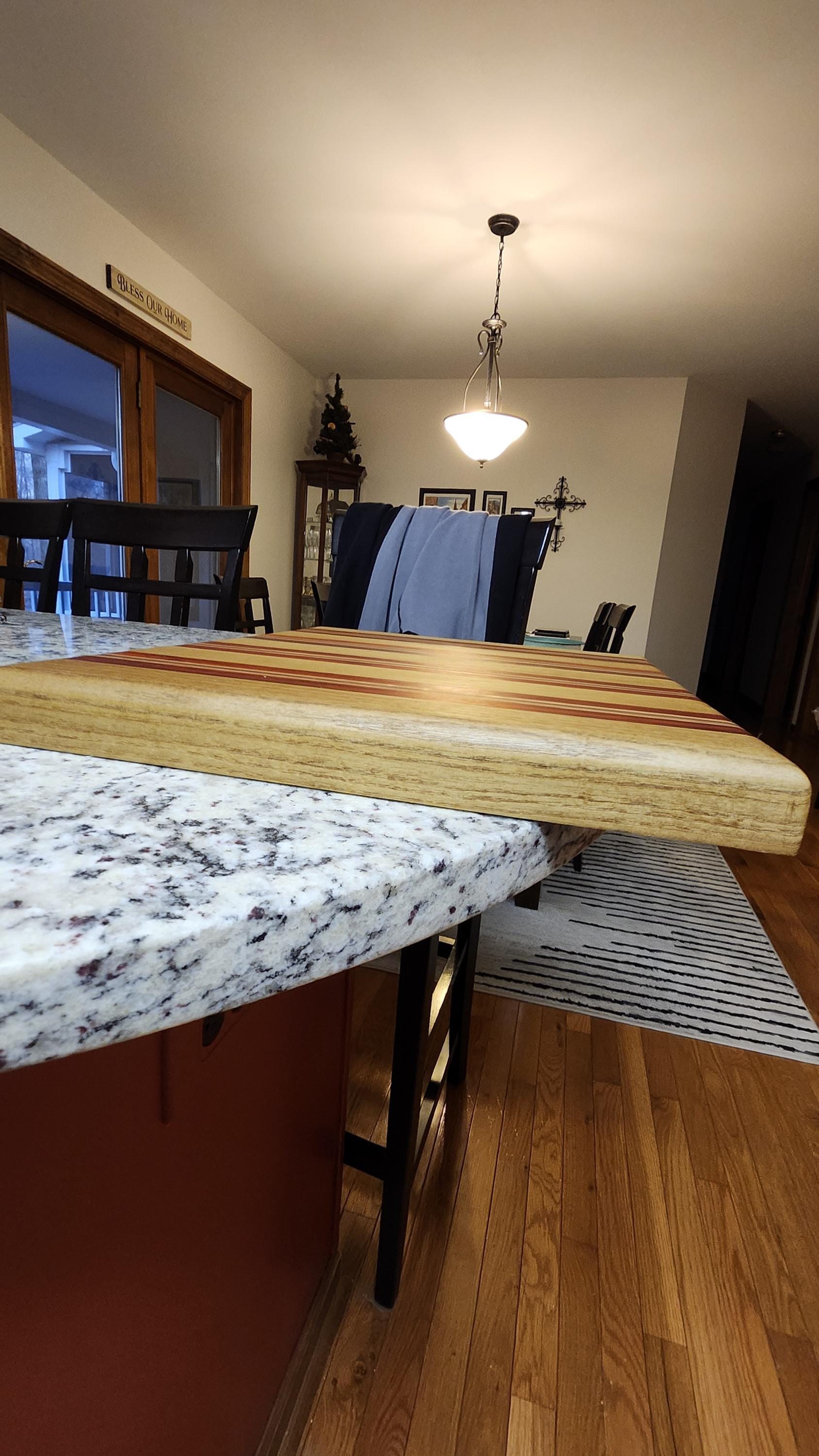 Hardwood Charcuterie Board, detail 4