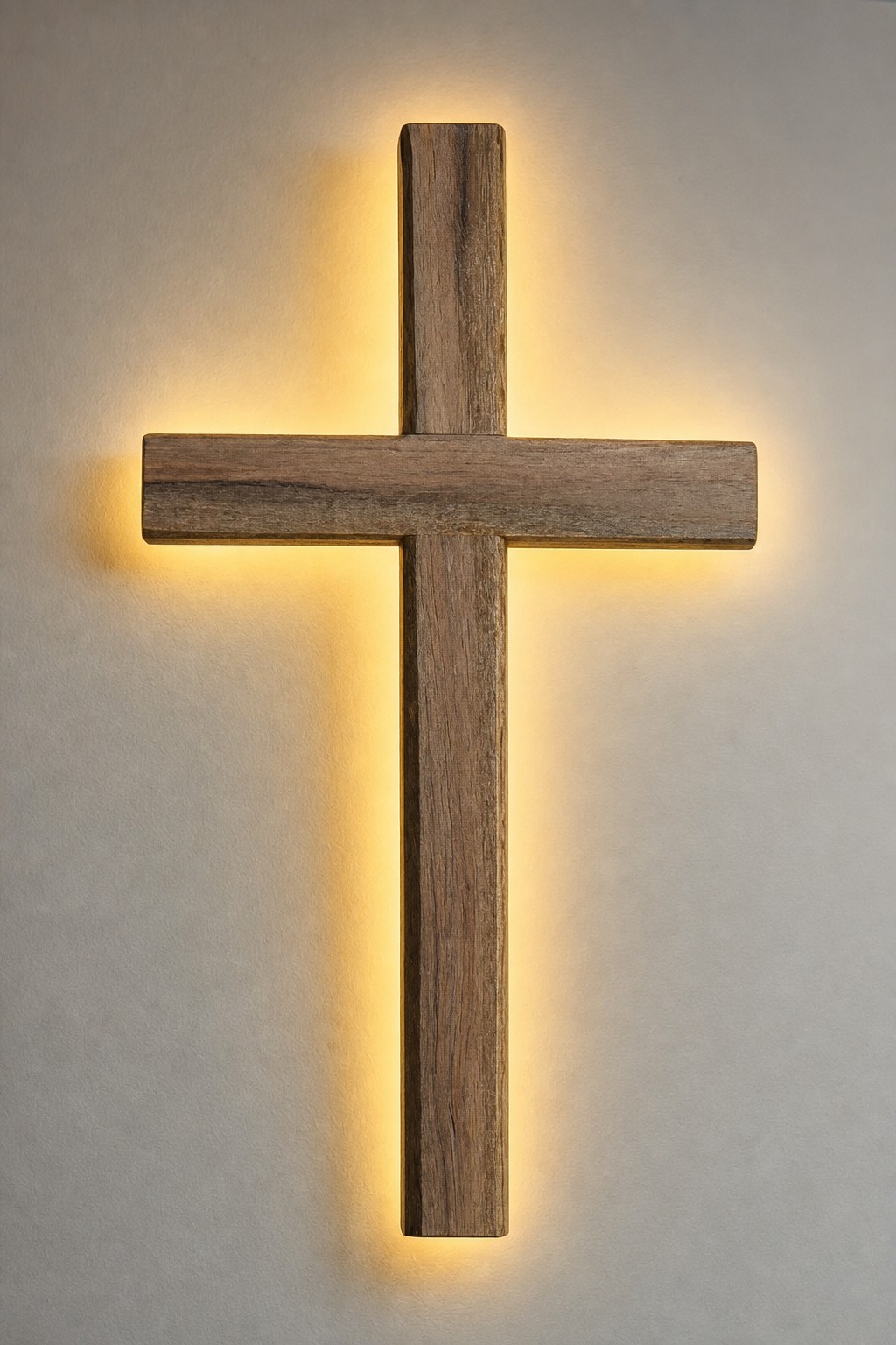 34-inch Trinity Lighted Cross, detail 13