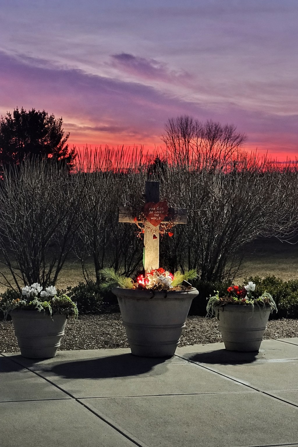5-foot 6-inch Lighted Wood Cross, view 2