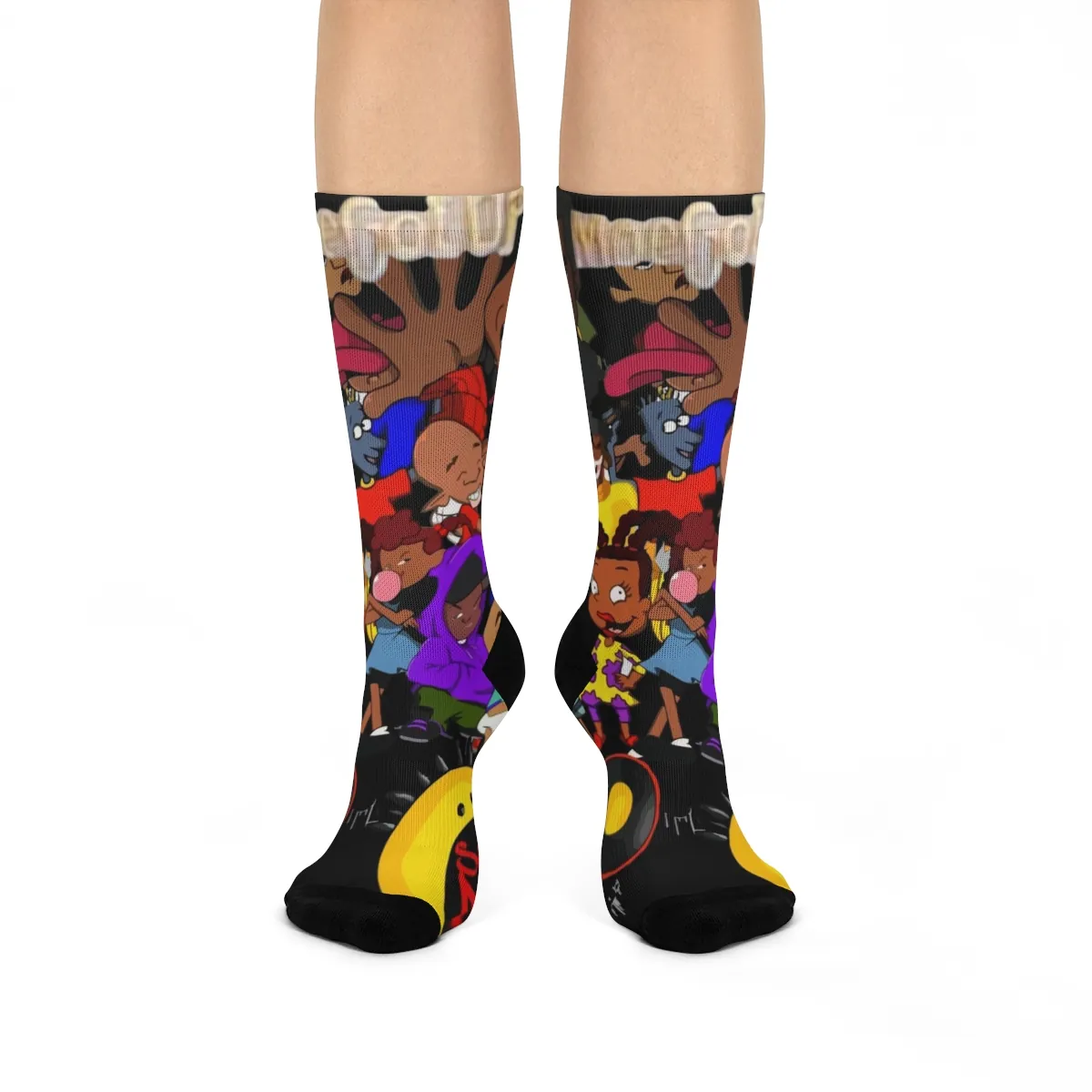 90's Black Cartoon Socks By: MoeGolUP