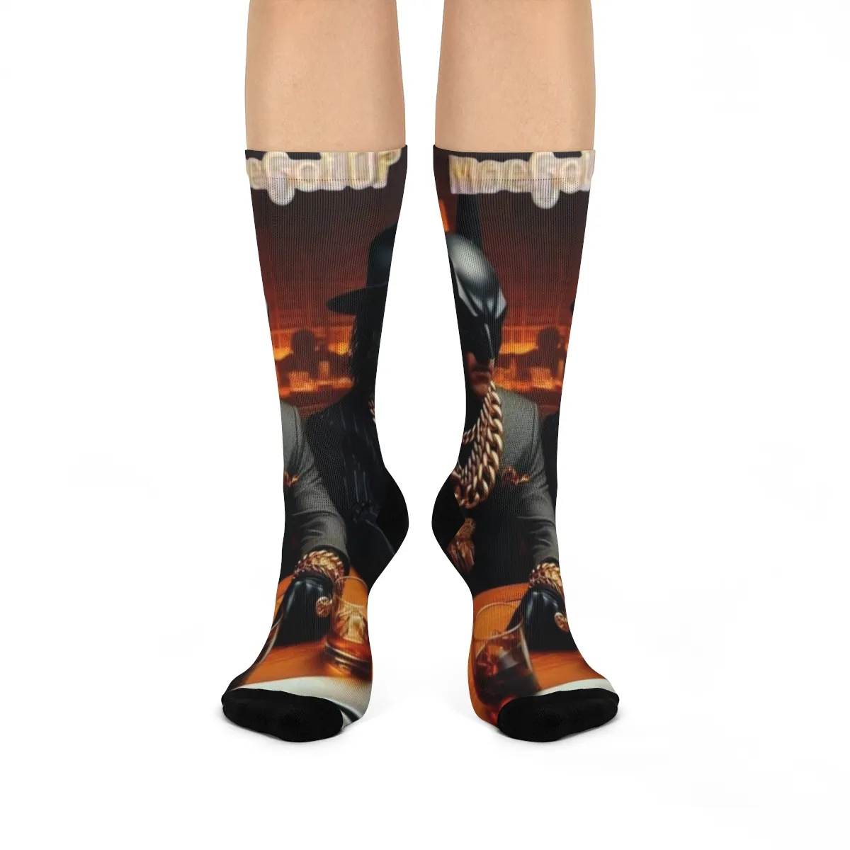 Batman and The Joker @ the bar Socks By: MoeGol