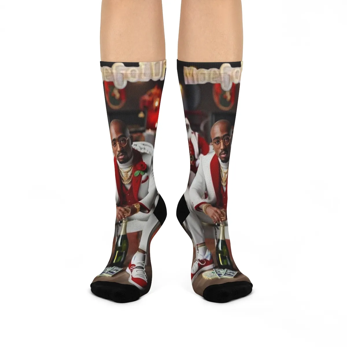 G'd Up Tupac Socks By: MoeGolUP