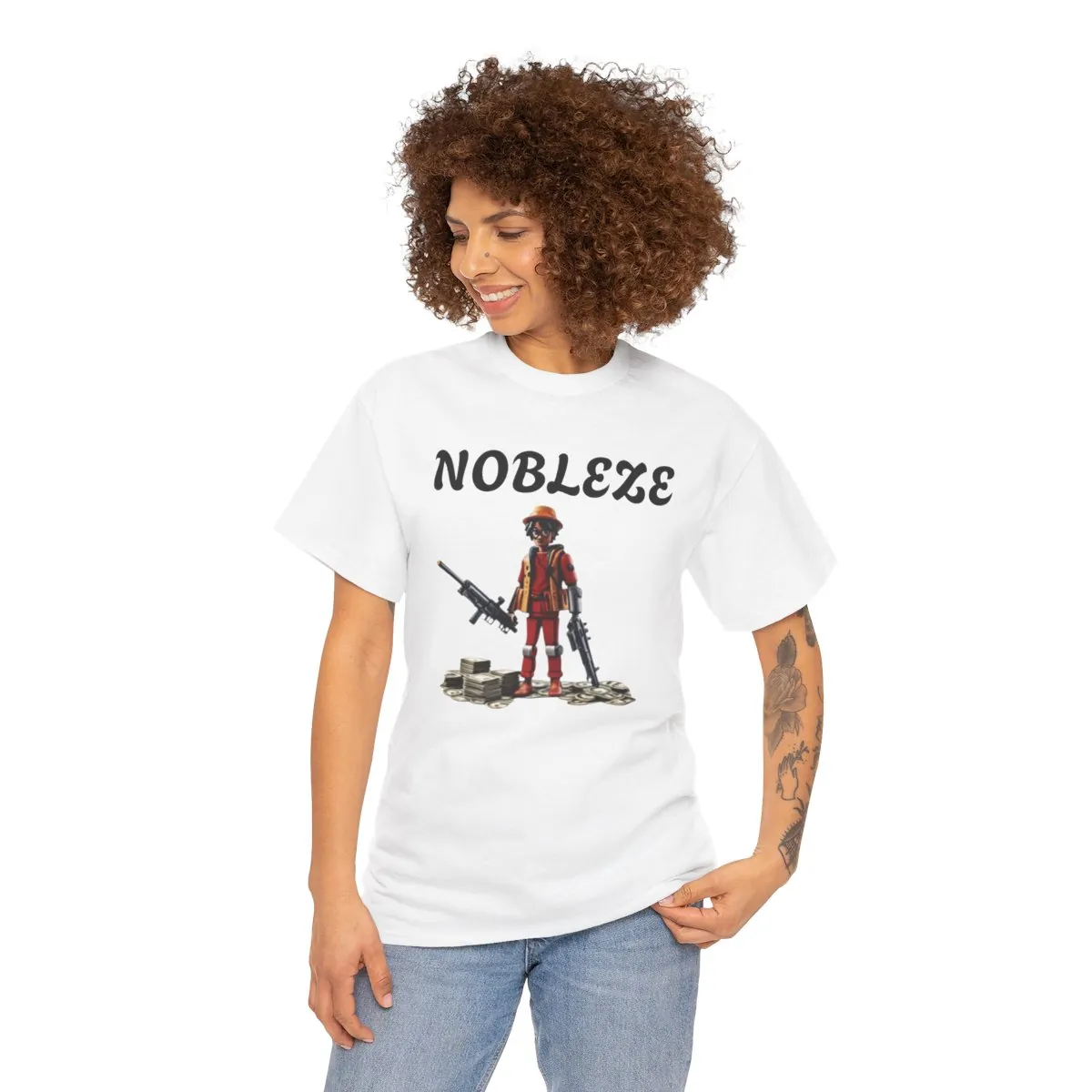 NOBLEZE X MoeGolUP mascot