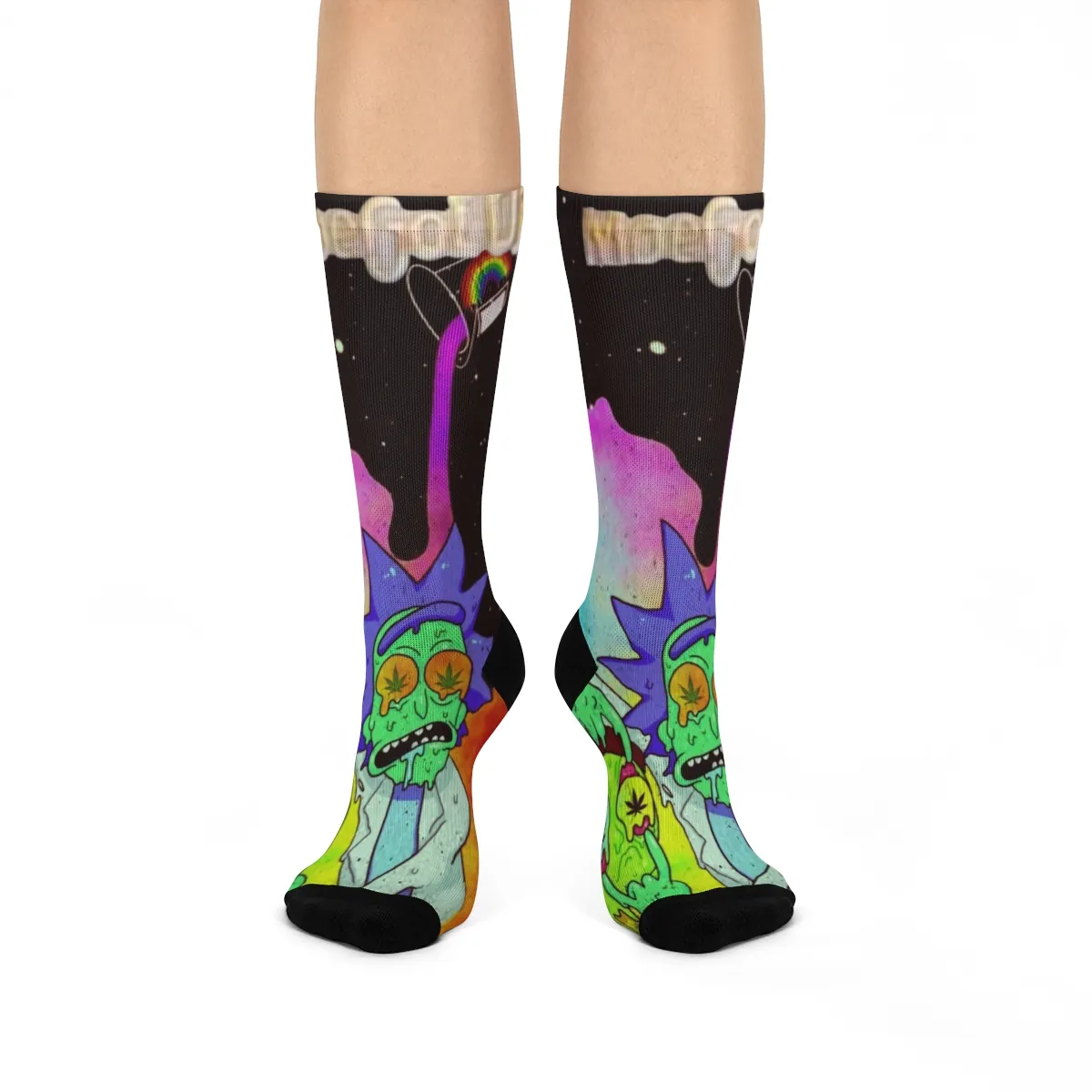 Rick and Morty Pot Head Socks