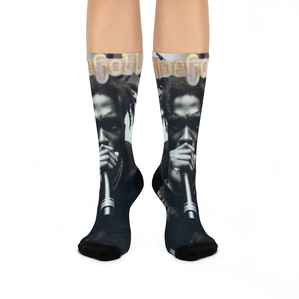 Rock The Mic Socks By: MoeGolUP