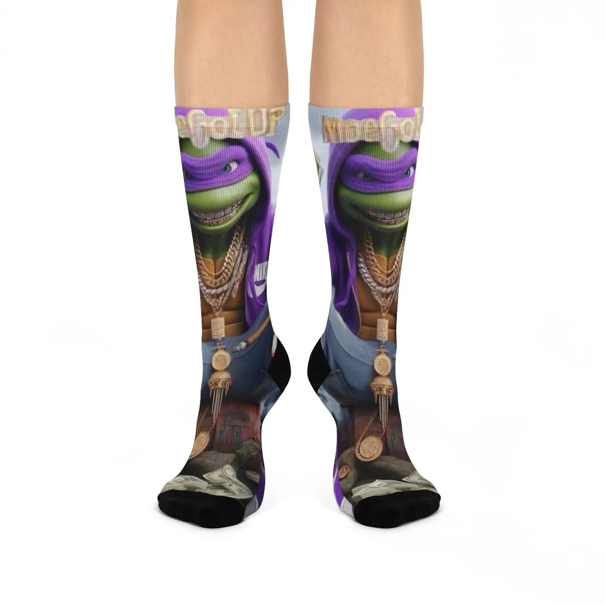 Swagged Out Donatello on Socks