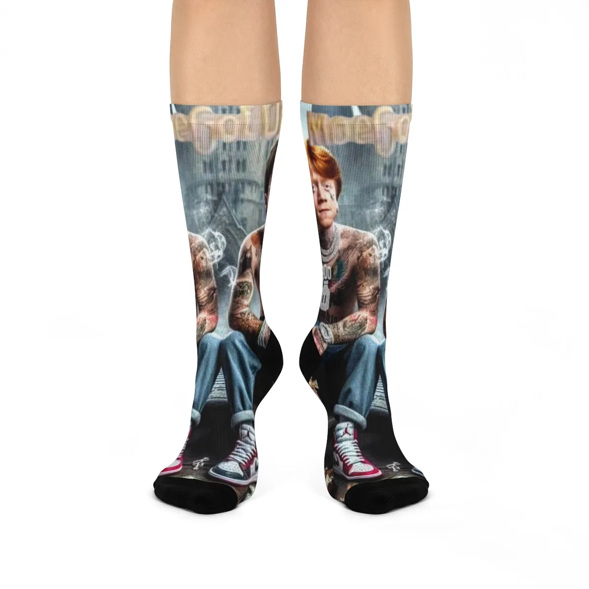 "Tatted Up Harry Potter" Socks By: MoeGolUP