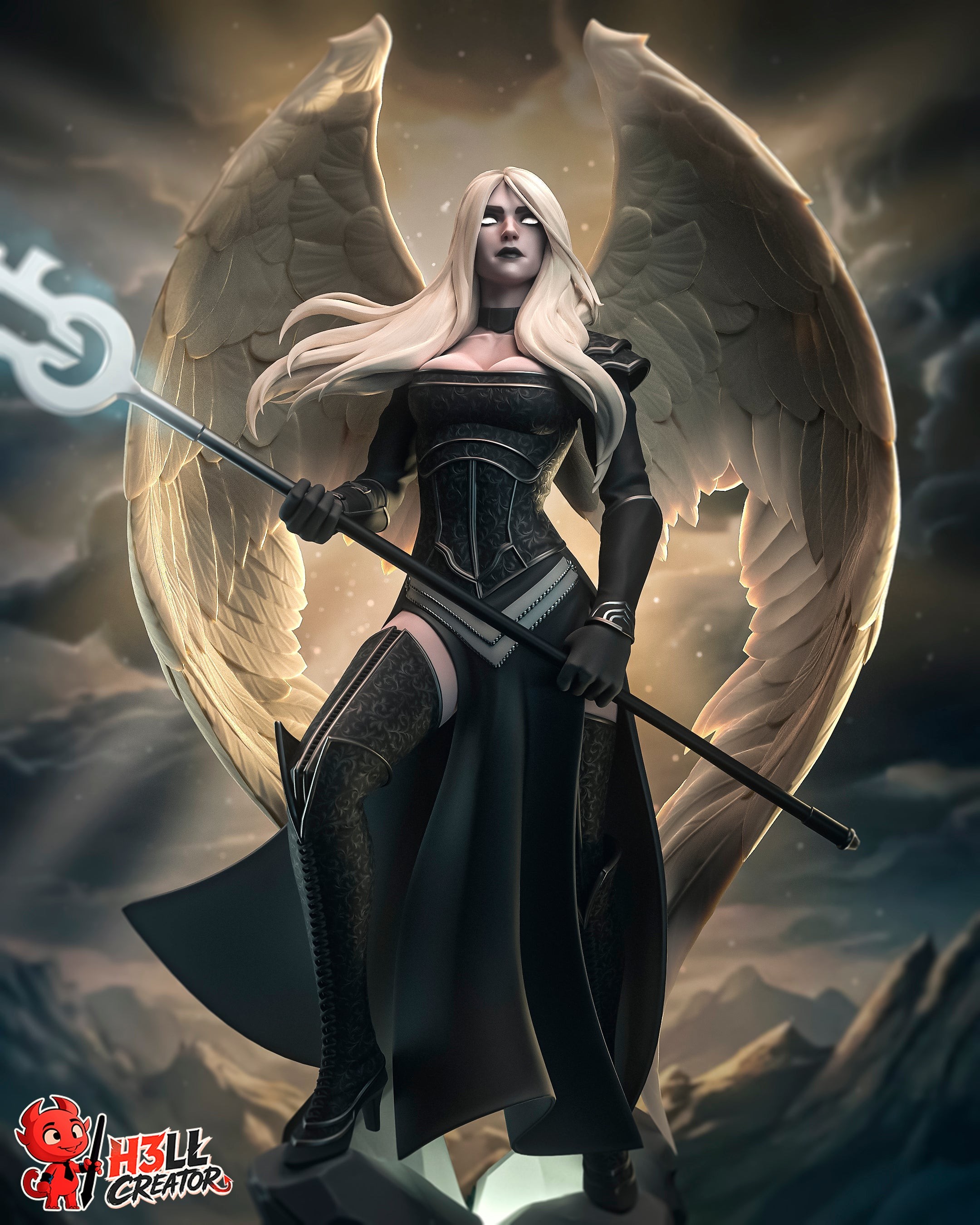 Avacyn collectible statue