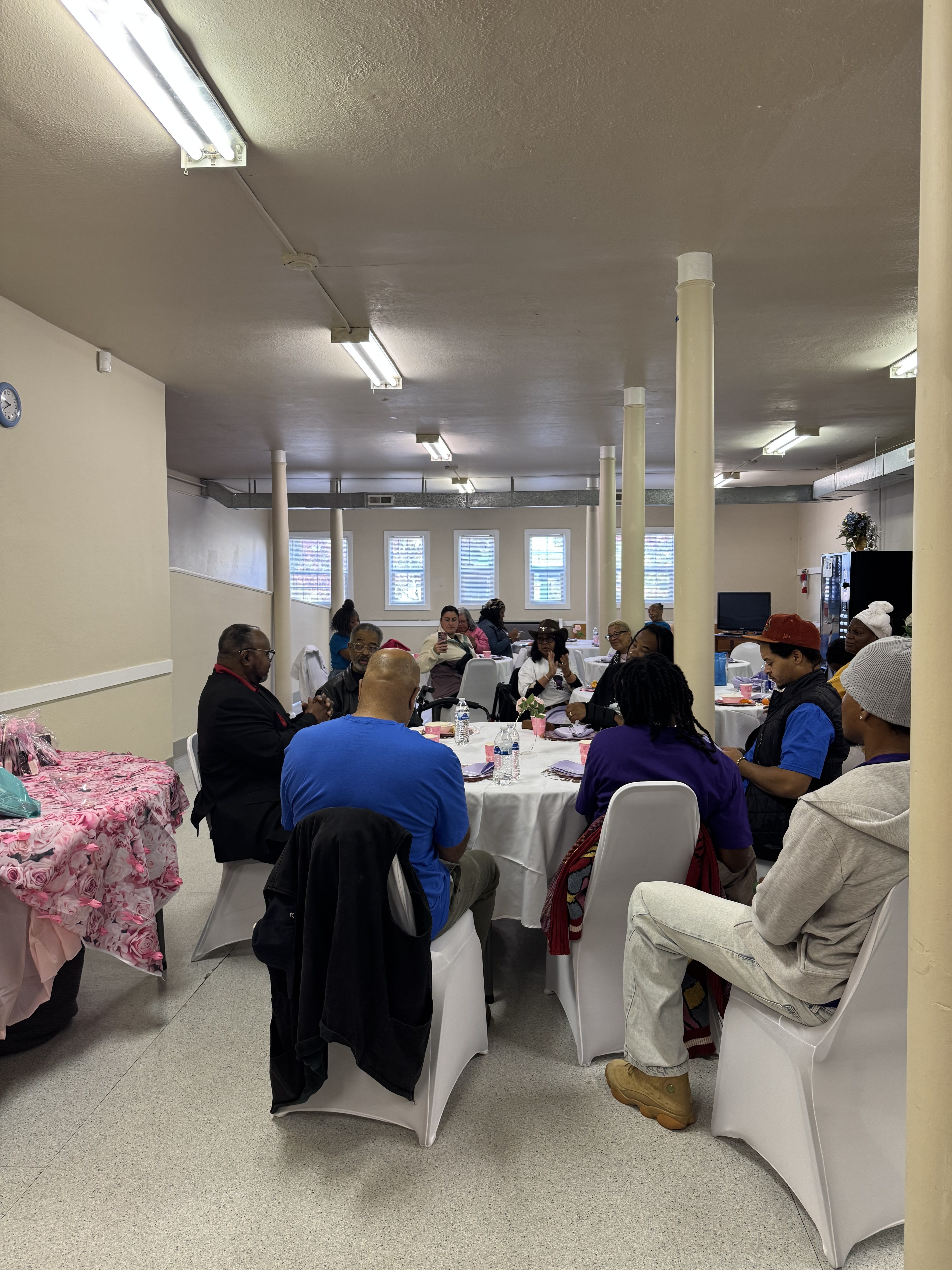 Guests gathered for a cancer awareness luncheon