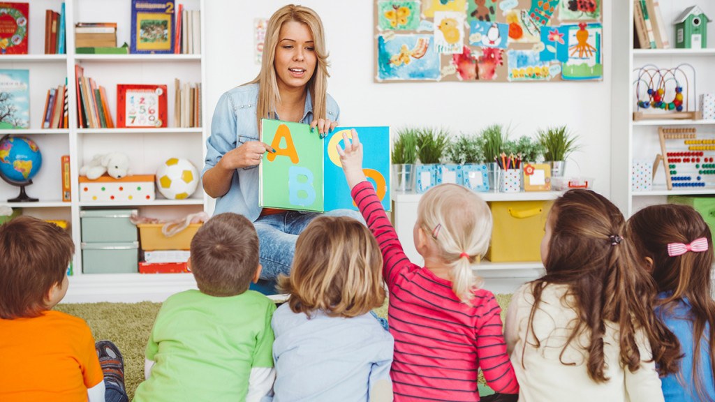 Classroom activity at Kids Now Academy