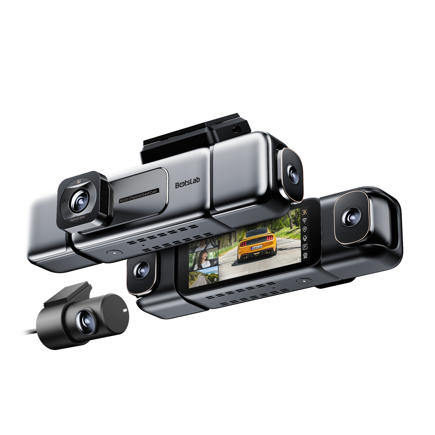 Botslab G980H four-channel dash camera system