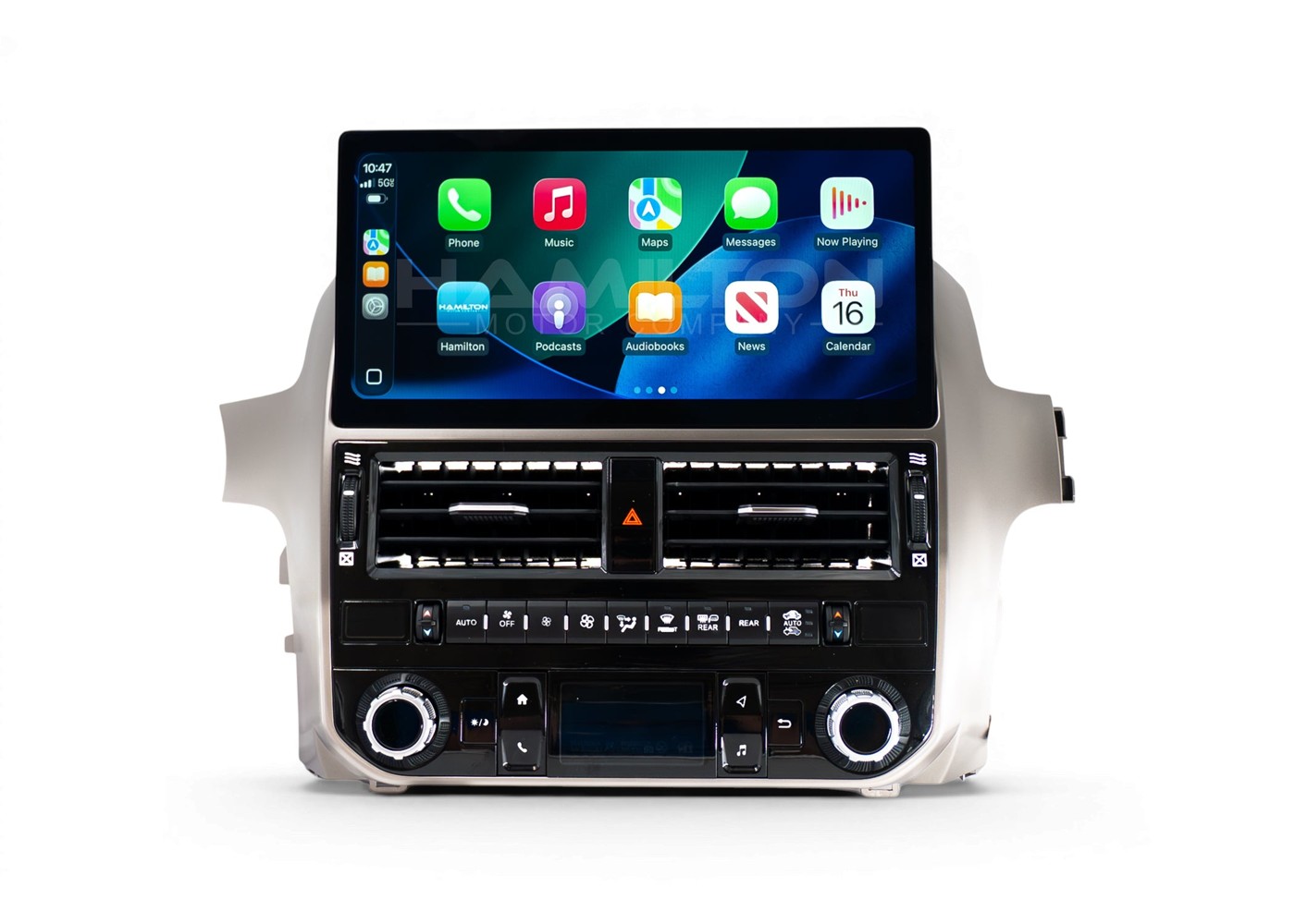 Hamilton Motor Company Lexus GX replacement touchscreen displaying Apple CarPlay