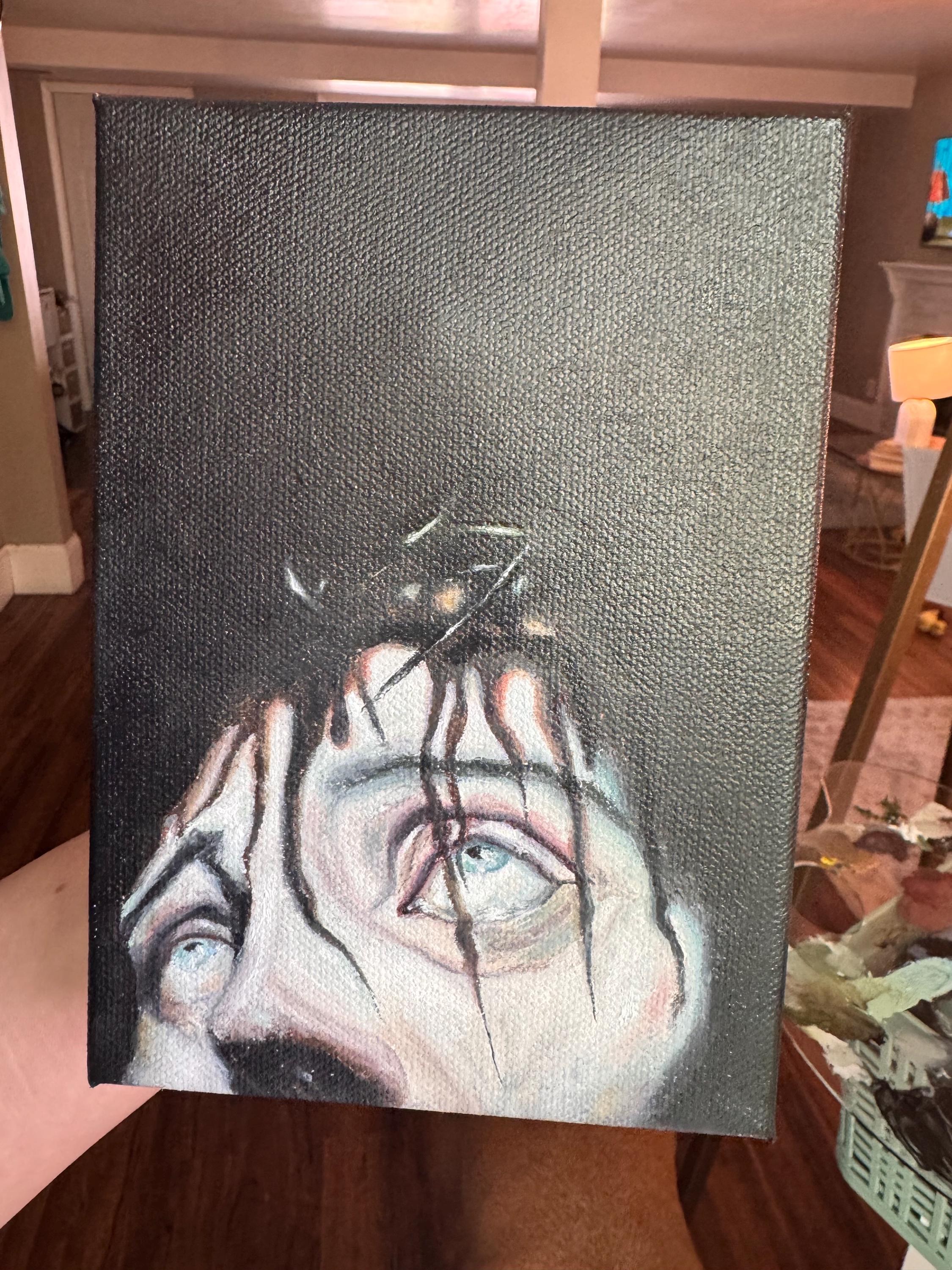 Gothic Jesus On Oil, view 3
