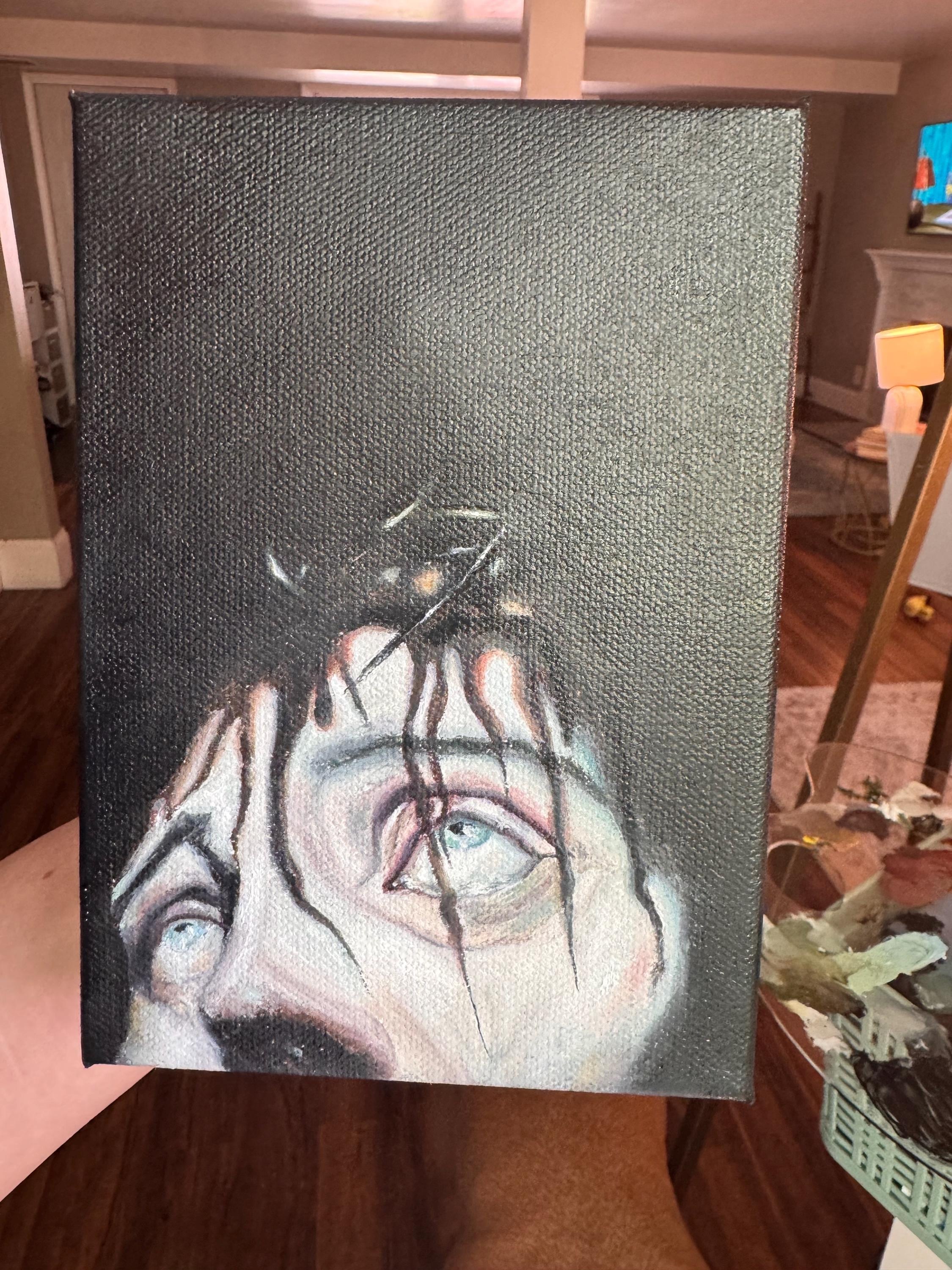 Gothic Jesus On Oil, view 4