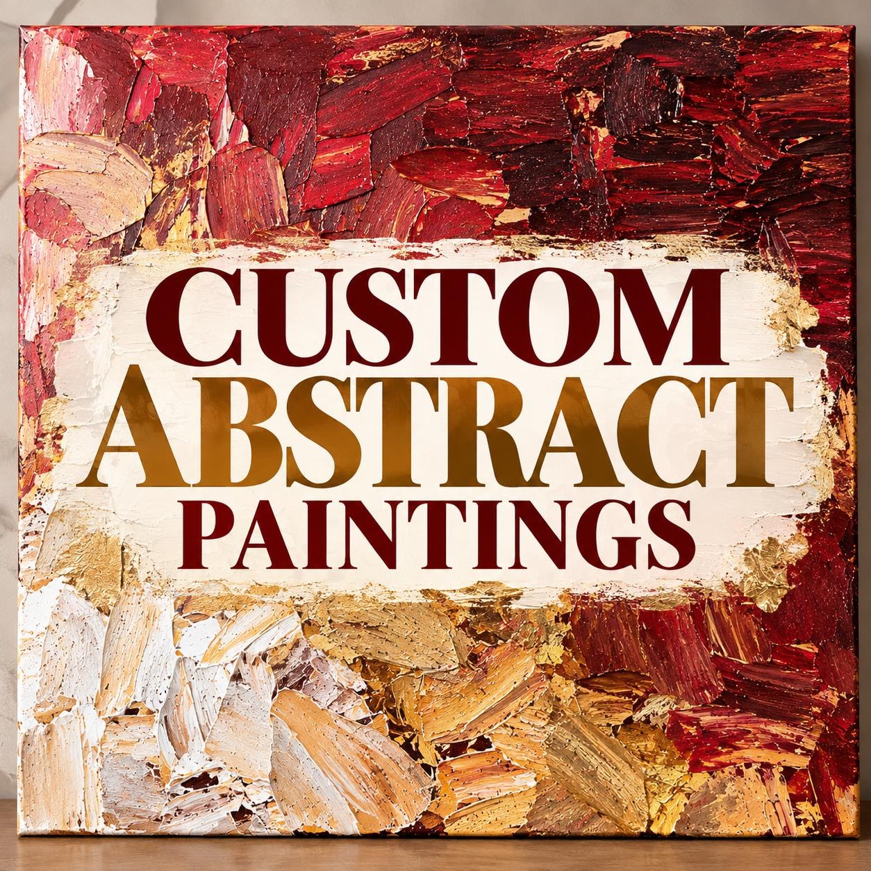 Custom Abstract Painting | Original Textured Canvas Art | Made-to-Order Modern Wall Decor | Personalized Color Palette