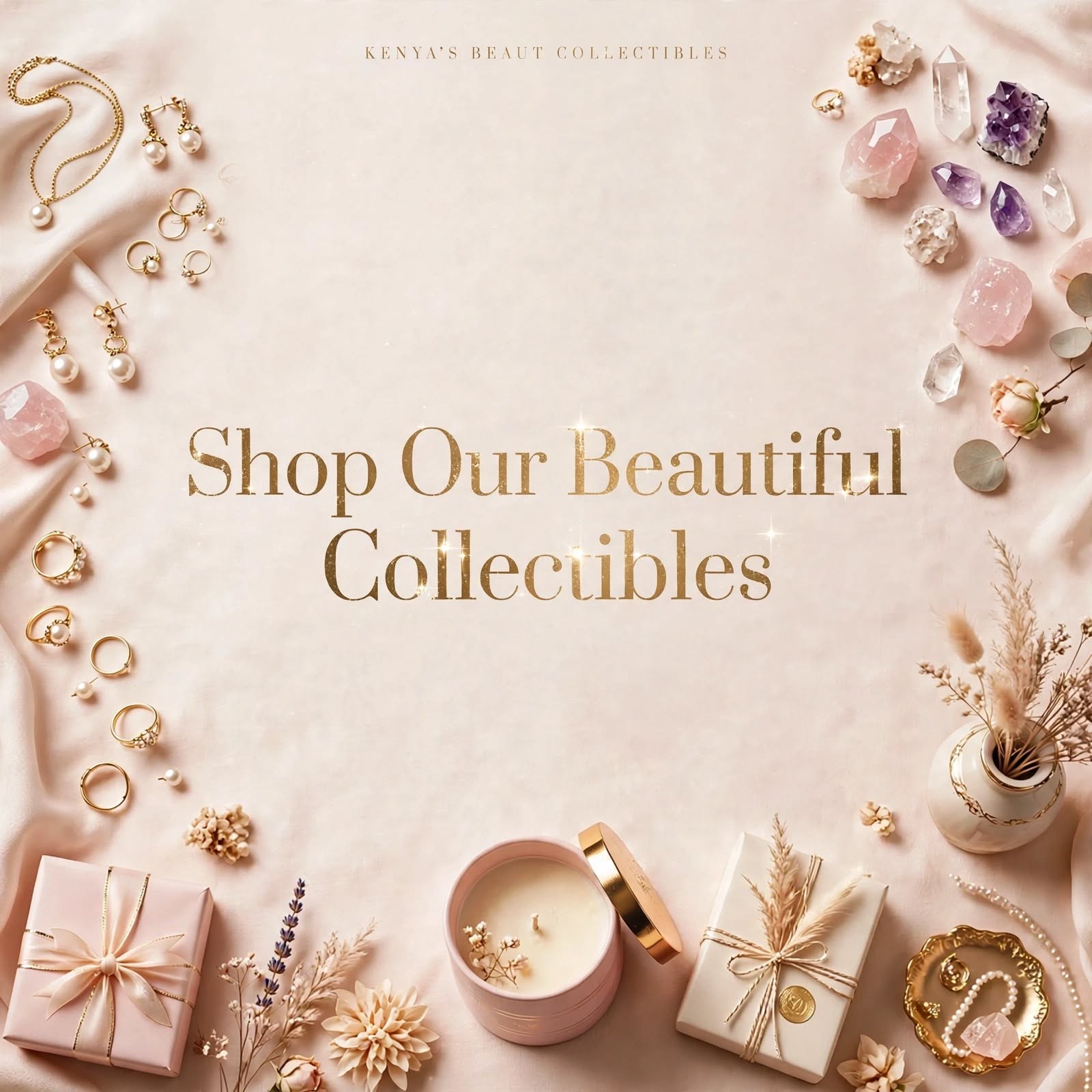 A collection of decorative gifts and keepsakes