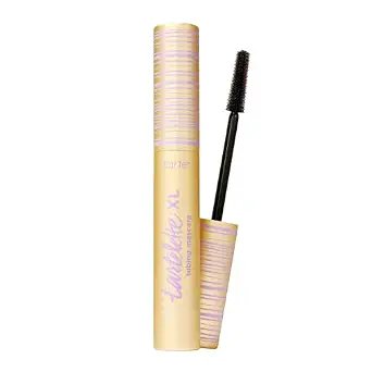 Gold tarte tartelette XL Tubing Mascara tube and black mascara wand