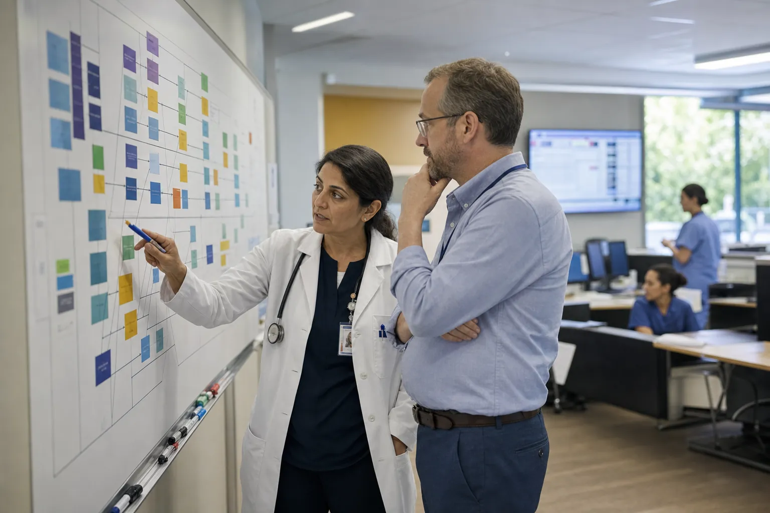 Healthcare leadership insight papers and operational planning materials
