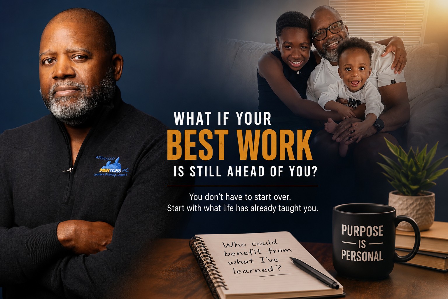 Warm-toned artwork for What If Your Best Work Is Still Ahead of You?