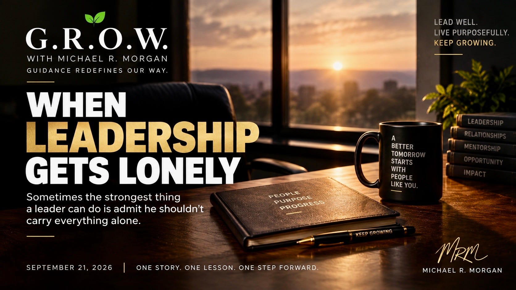 A quiet moment of reflection, illustrating When Leadership Gets Lonely