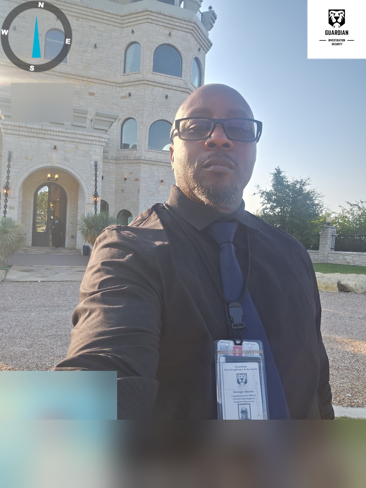Guardian team member on an assignment