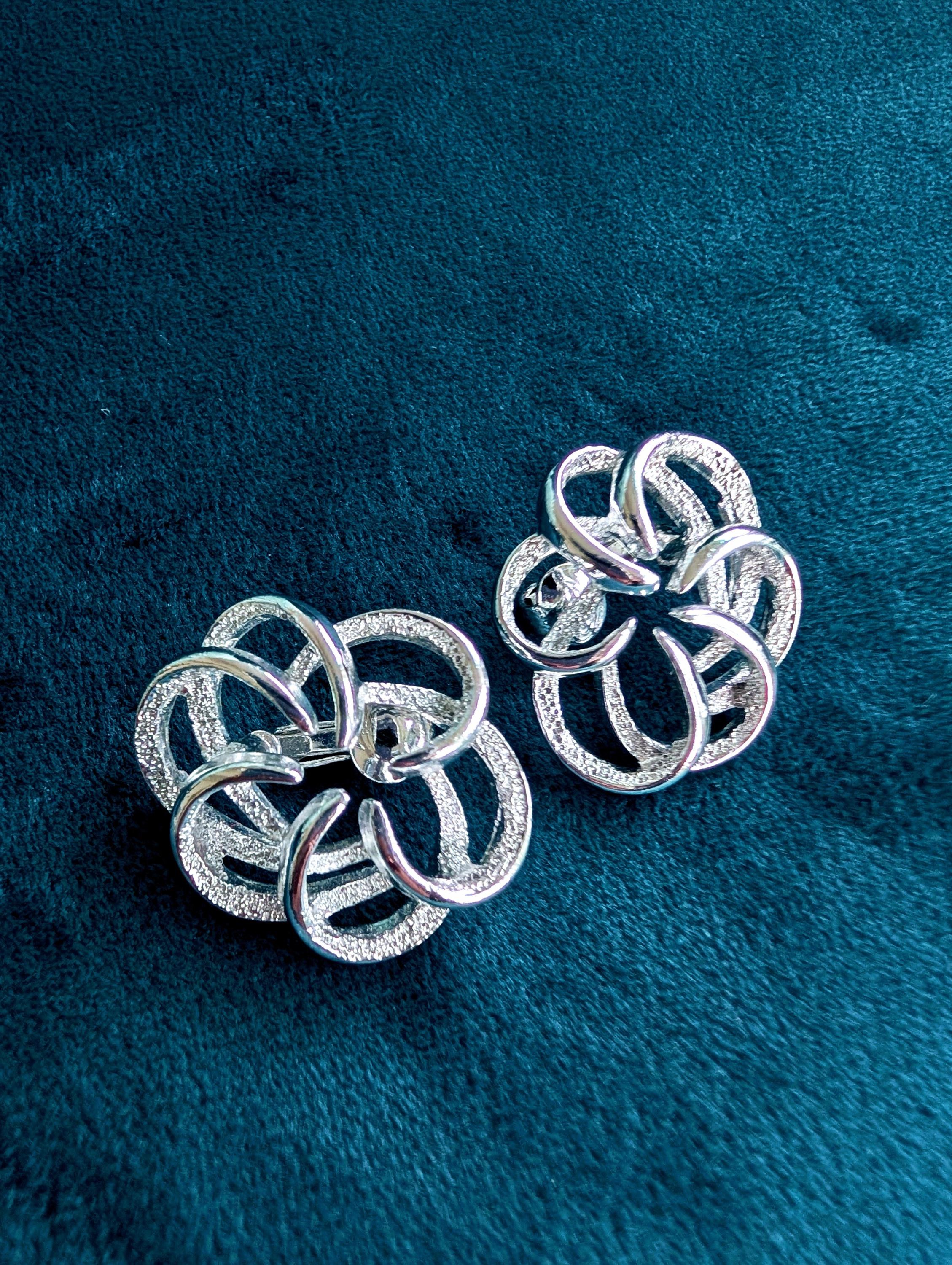 Brooch and Clip Earrings Set by Sarah Coventry, view 5