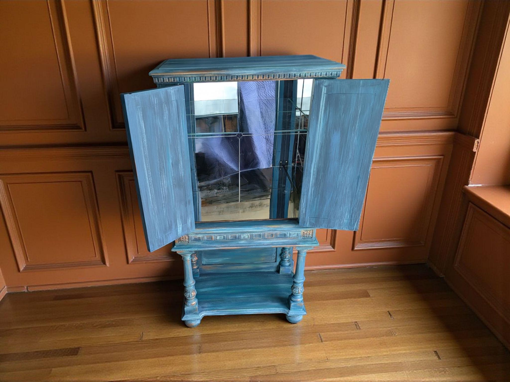 CUSTOM ORDER *OPTION: Radio Cabinet Dry Bar, Storage, view 2