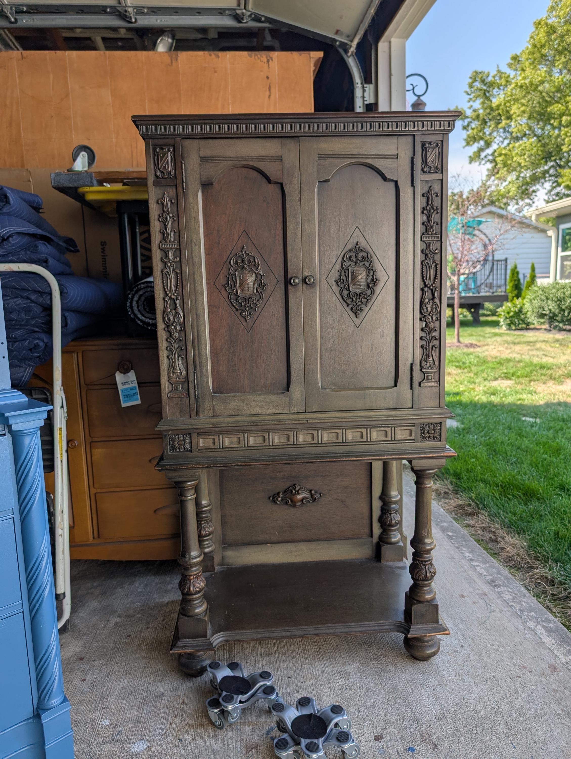 CUSTOM ORDER *OPTION: Radio Cabinet Dry Bar, Storage, view 13