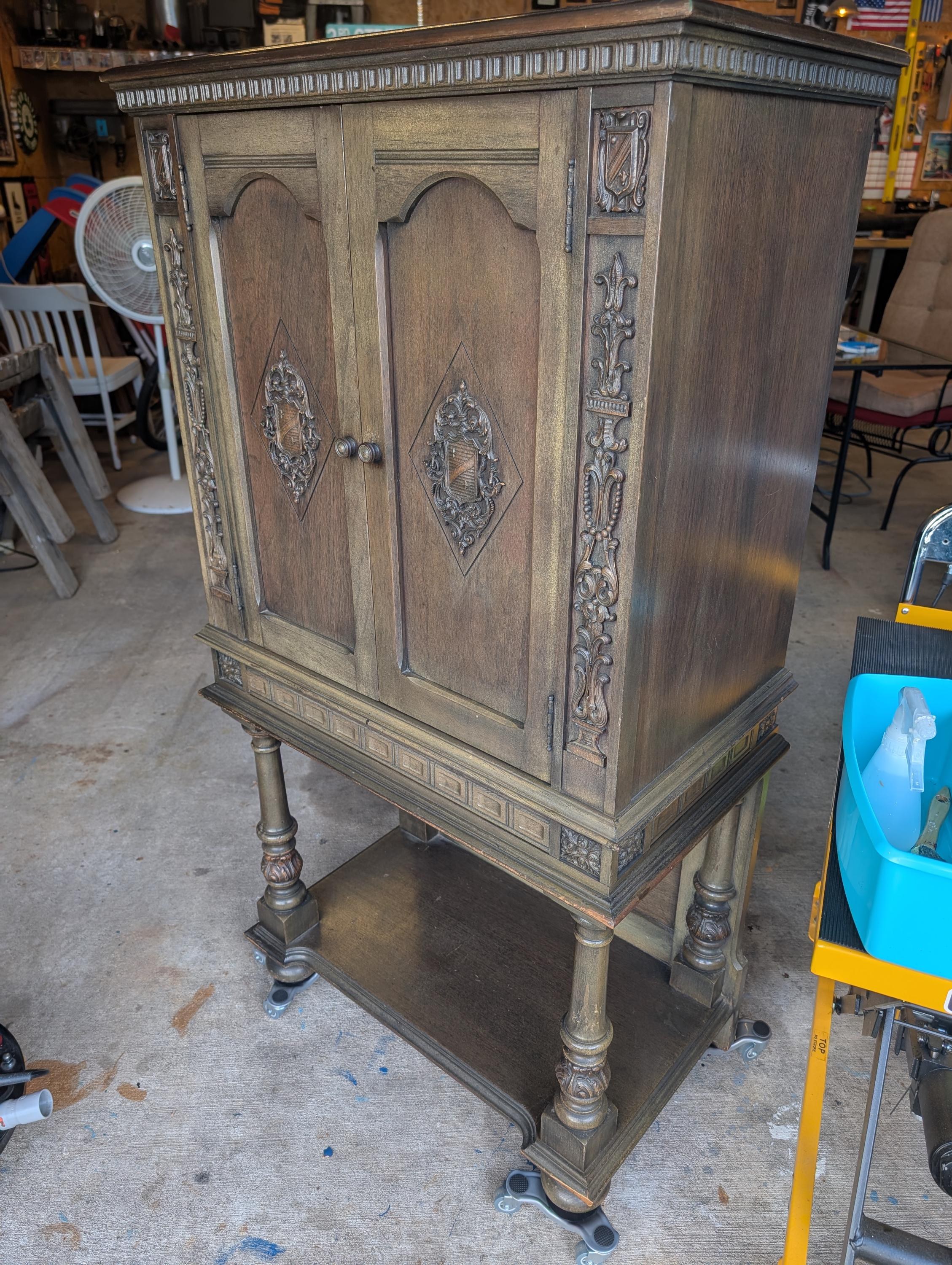 CUSTOM ORDER *OPTION: Radio Cabinet Dry Bar, Storage, view 14