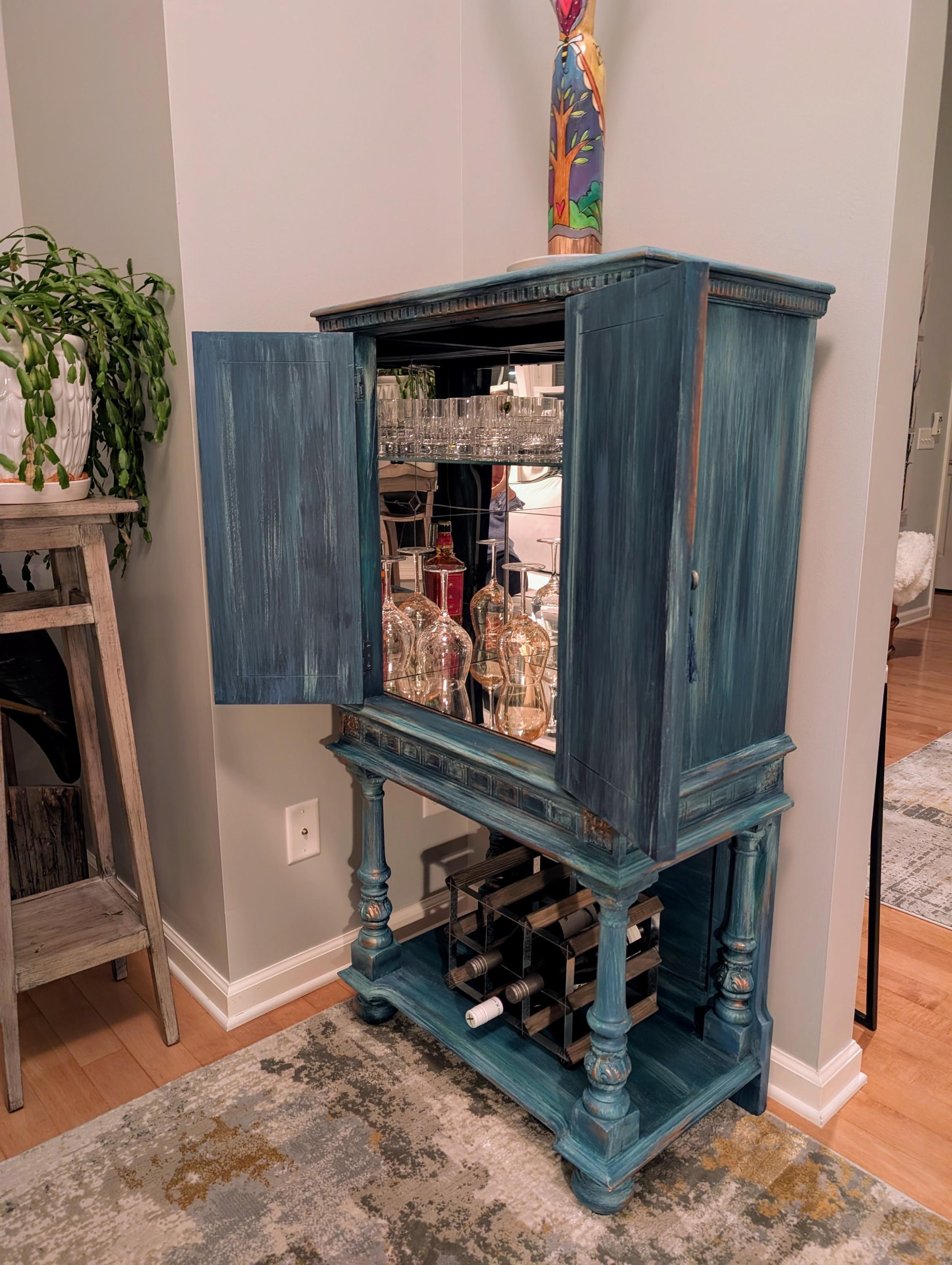 CUSTOM ORDER *OPTION: Radio Cabinet Dry Bar, Storage, view 5