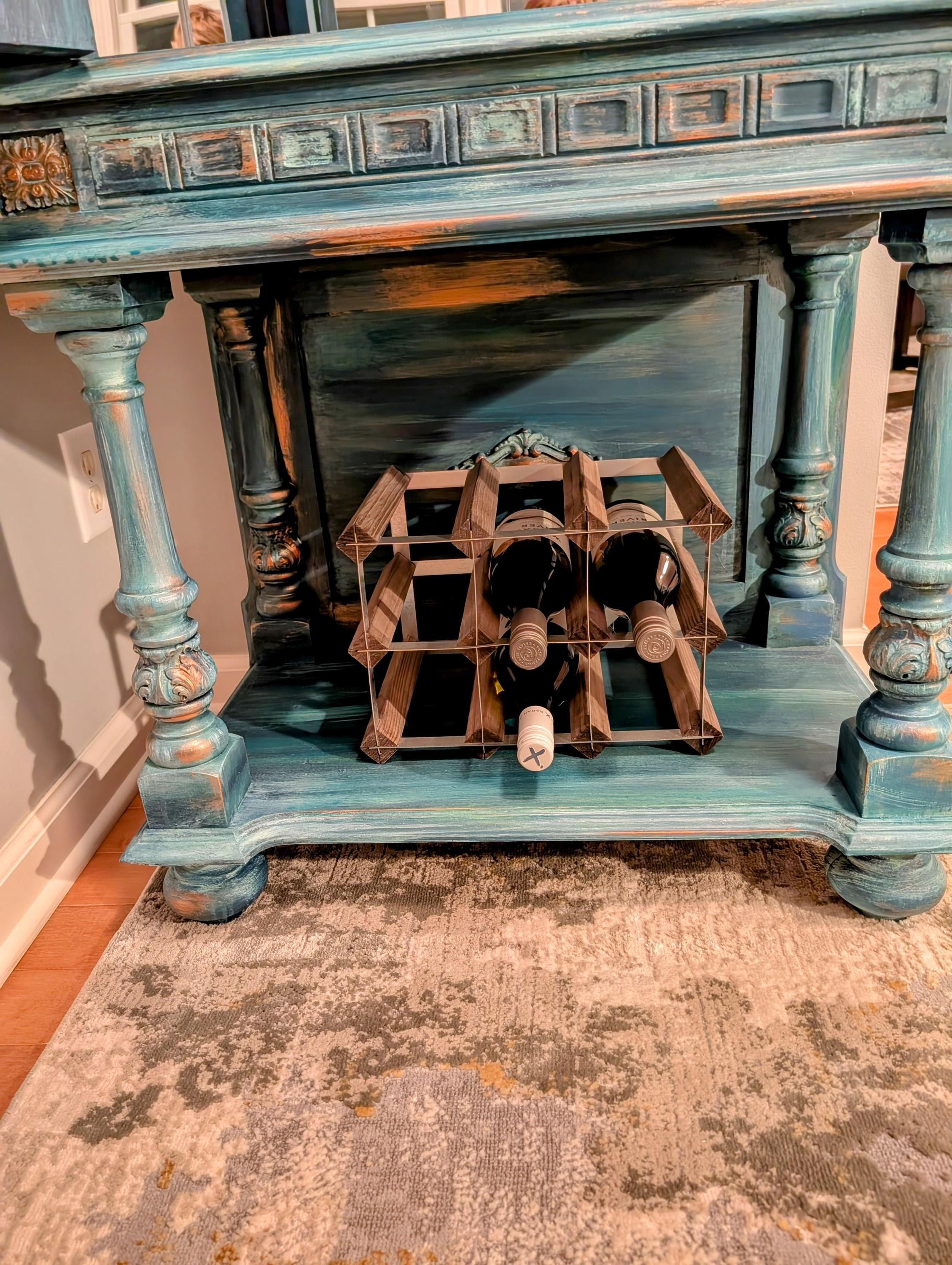CUSTOM ORDER *OPTION: Radio Cabinet Dry Bar, Storage, view 6